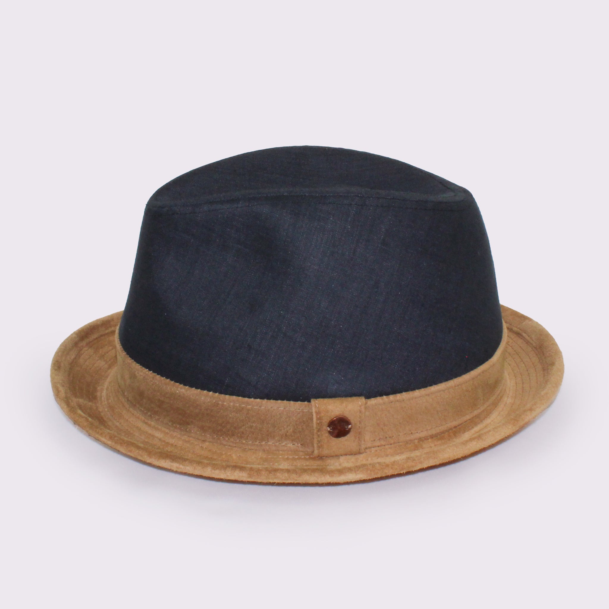 リネン×スエード/中折