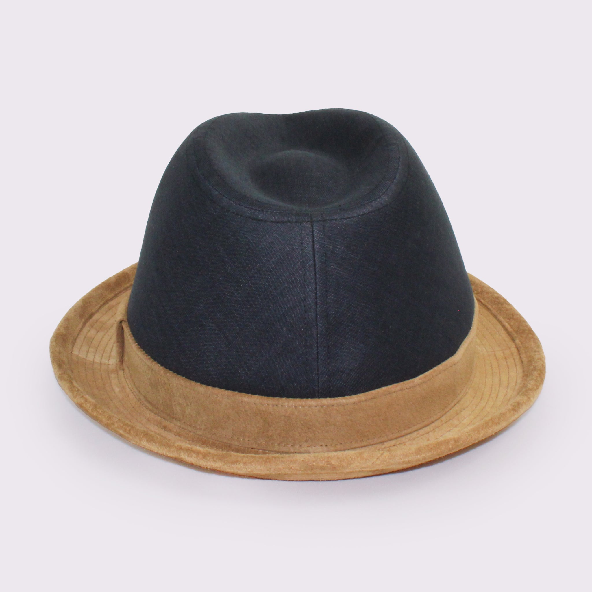 リネン×スエード/中折