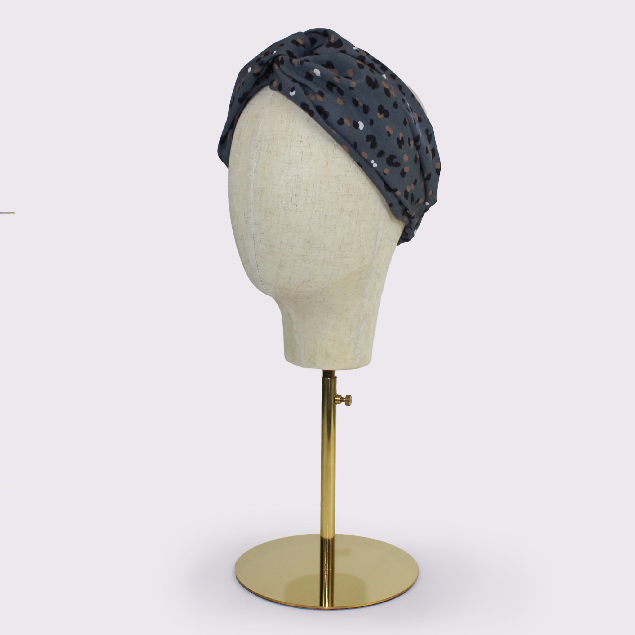 ターバン/ヒョウ柄