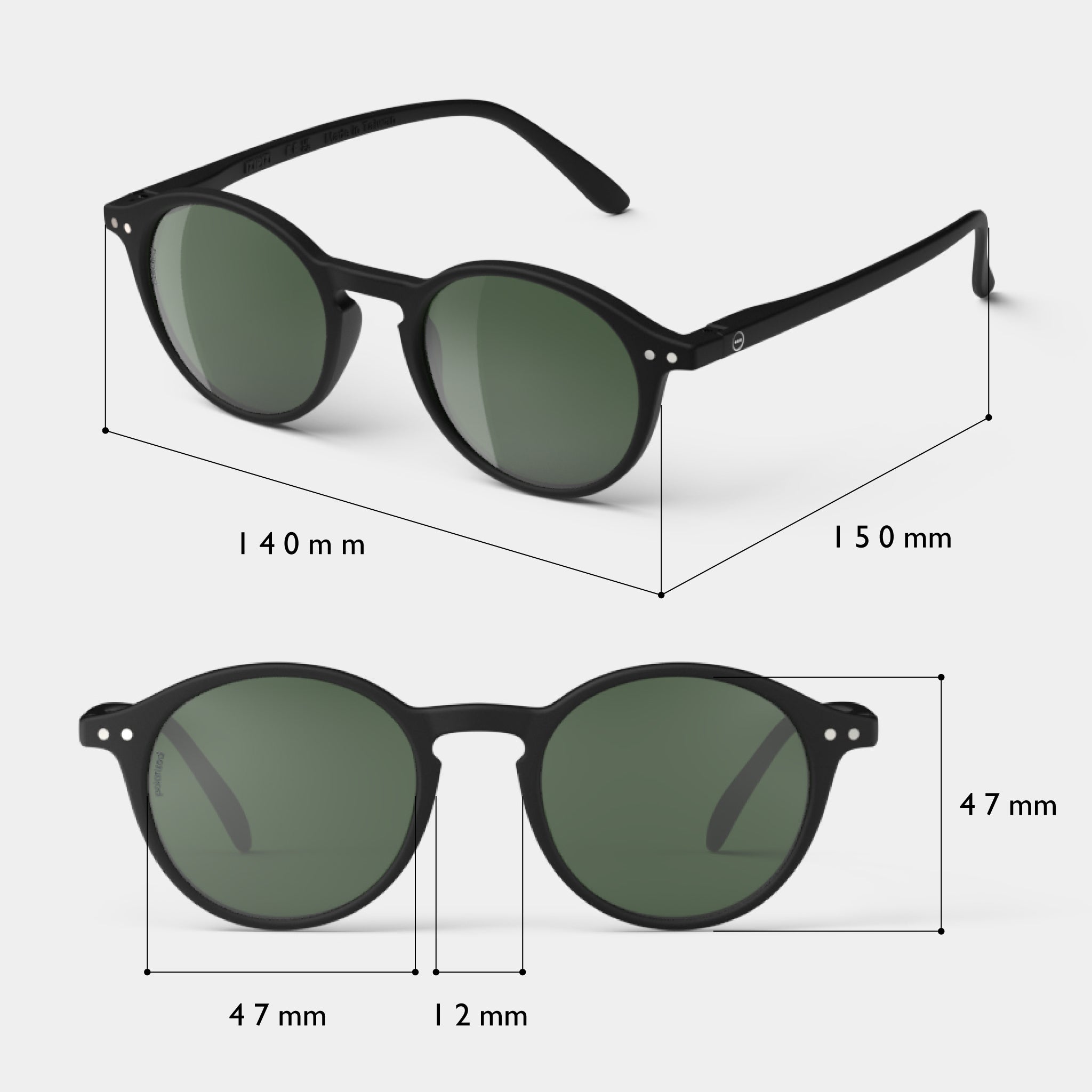 IZIPIZI SUN POLARIZED #D/偏光サングラス