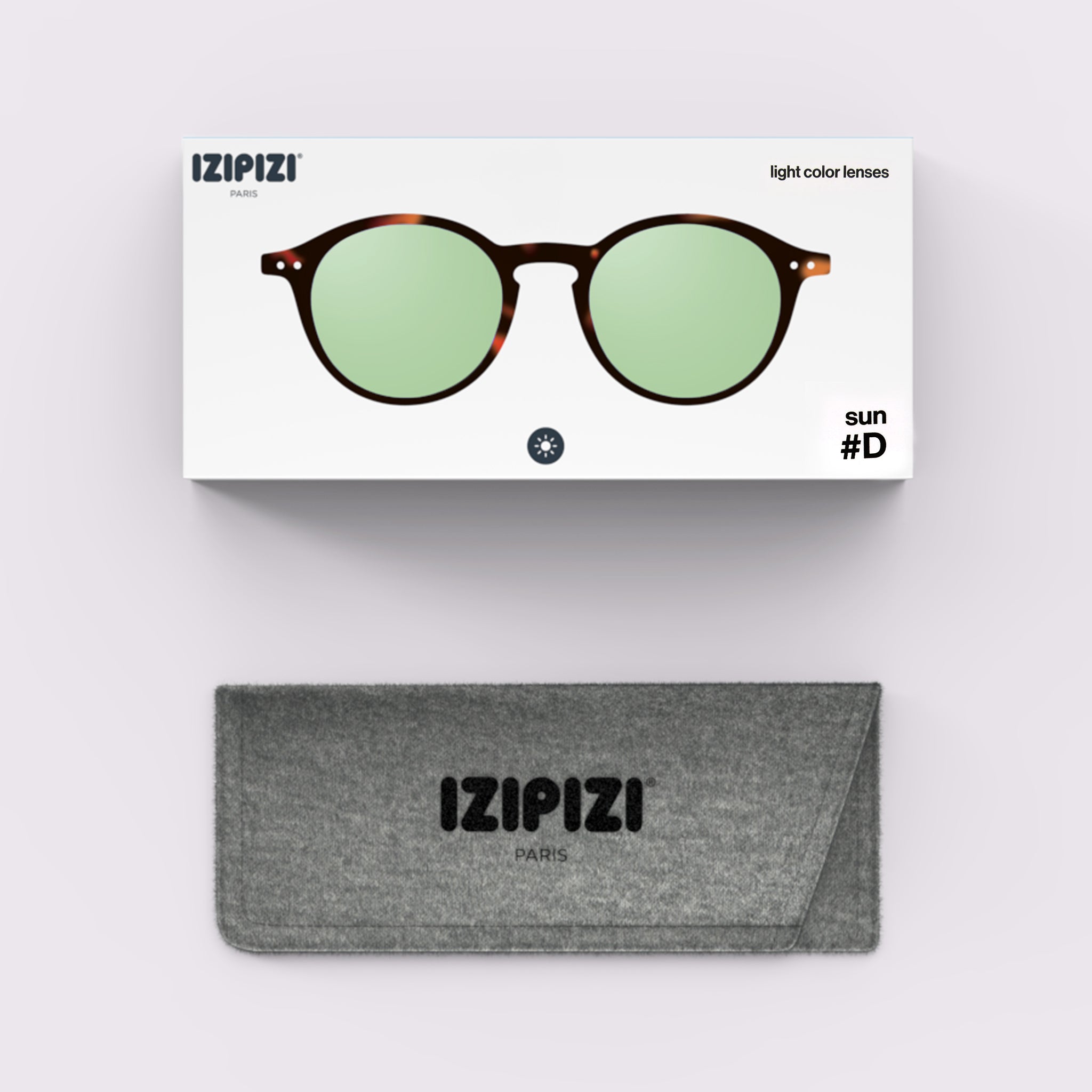 IZIPIZI SUN LIGHT COLOR #D/ライトカラーサングラス