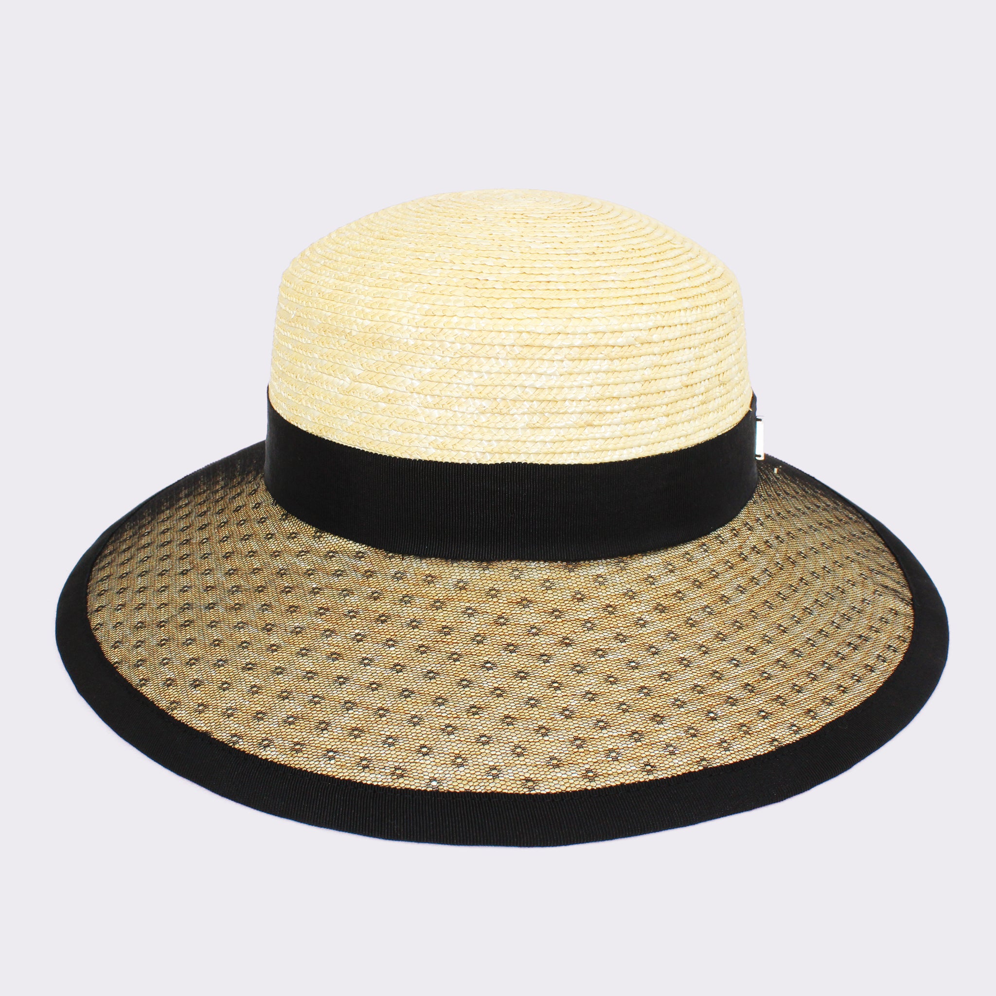 STRAW LONG BRIM HAT