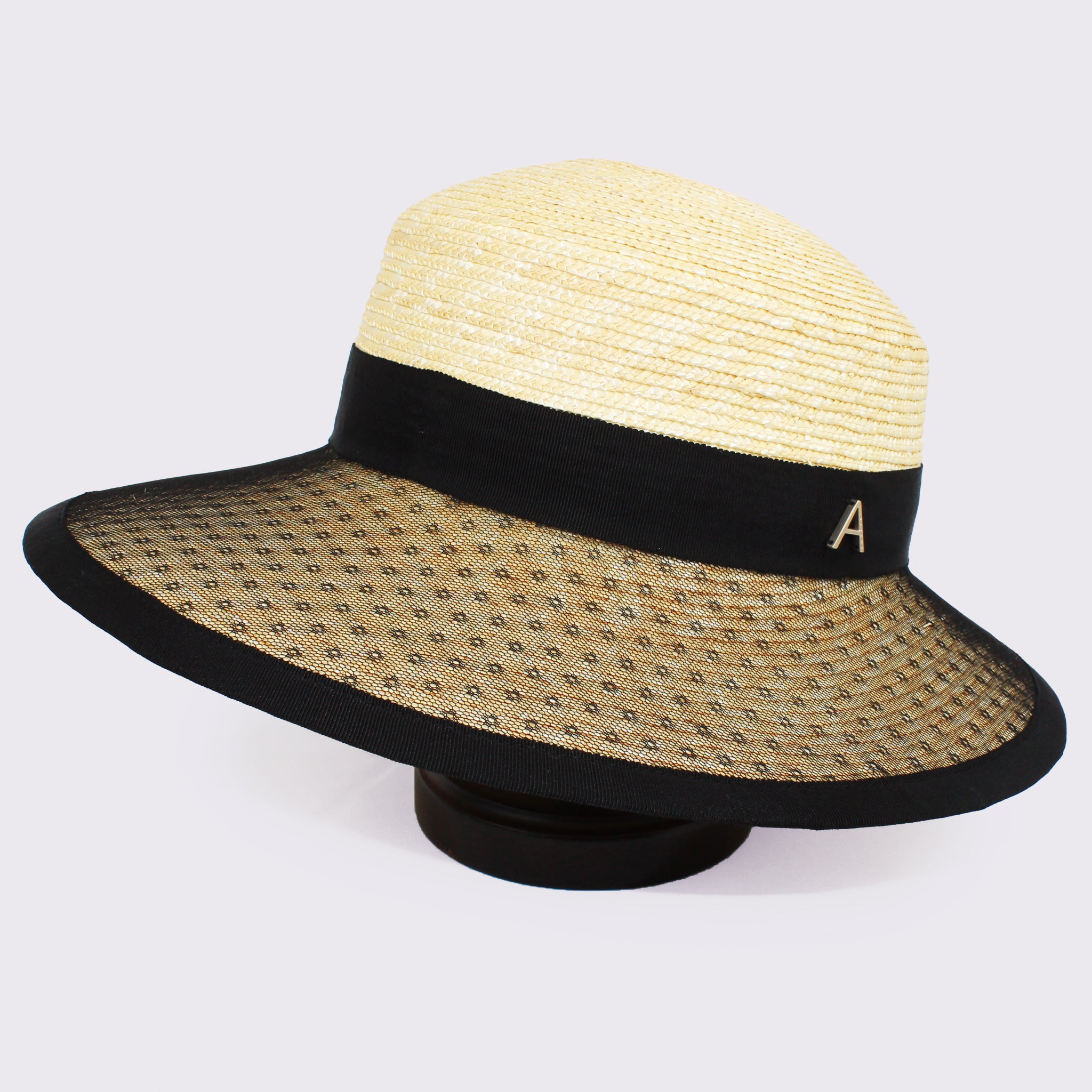 STRAW LONG BRIM HAT