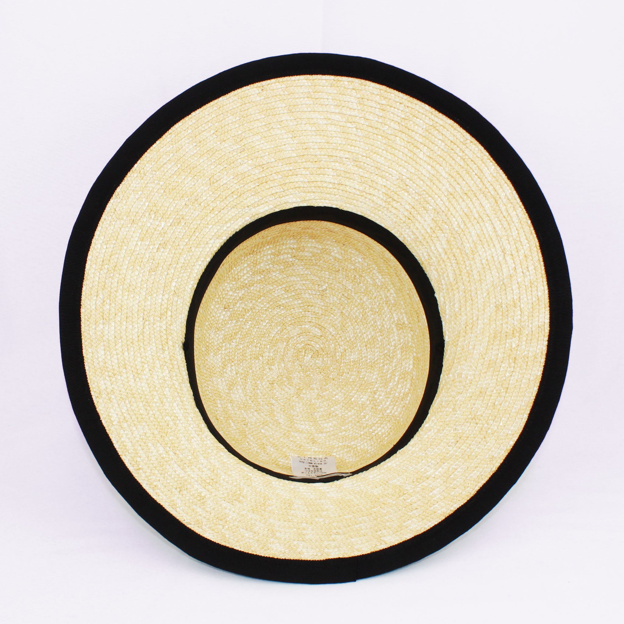 STRAW LONG BRIM HAT