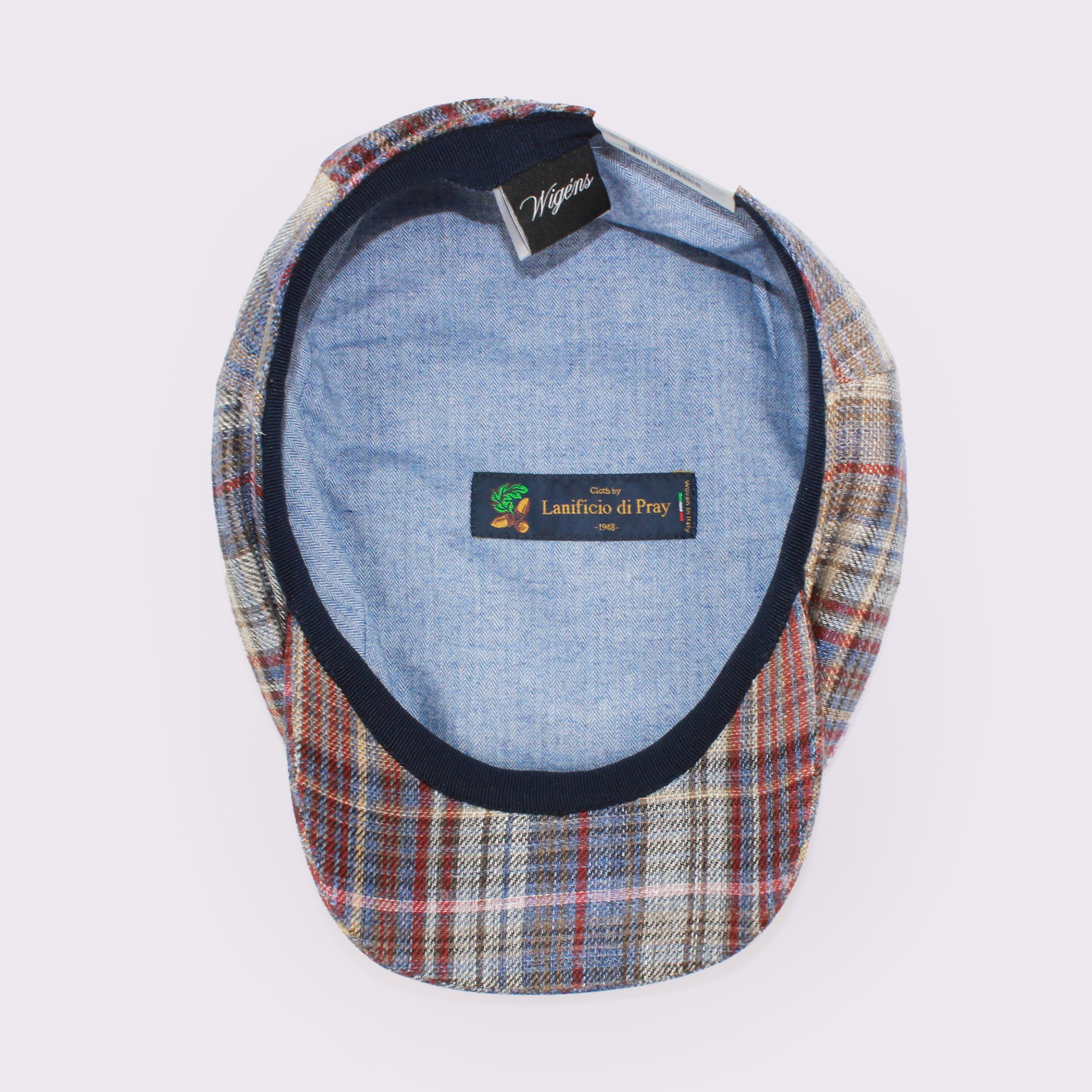 Wigens / ウィゲンズ ITALIAN MULTICHECK IVY contemporary CAP(W102477)