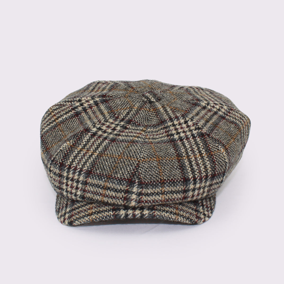 Wigens / ウィゲンズ Newsboy Retro Cap グレンチェックニュースボーイレトロキャップ