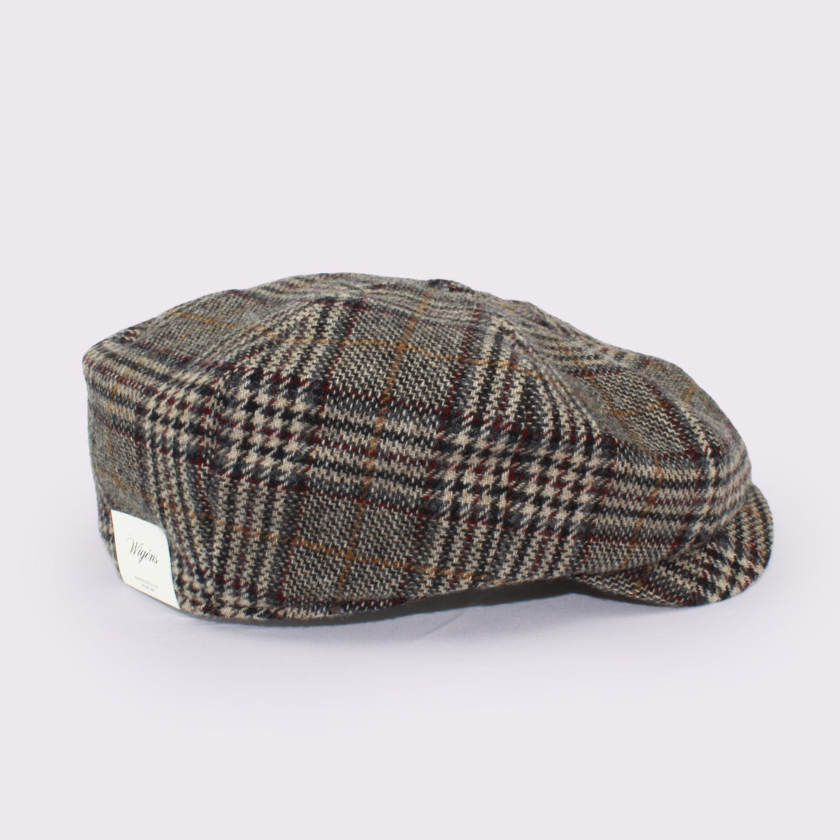 Wigens / ウィゲンズ Newsboy Retro Cap グレンチェックニュースボーイレトロキャップ