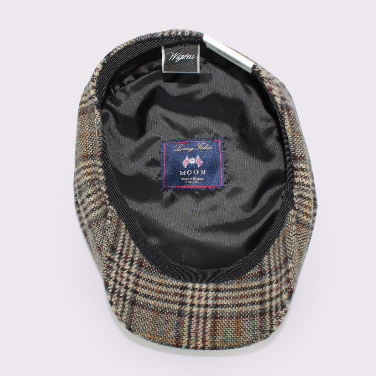 Wigens / ウィゲンズ Newsboy Retro Cap グレンチェックニュースボーイレトロキャップ