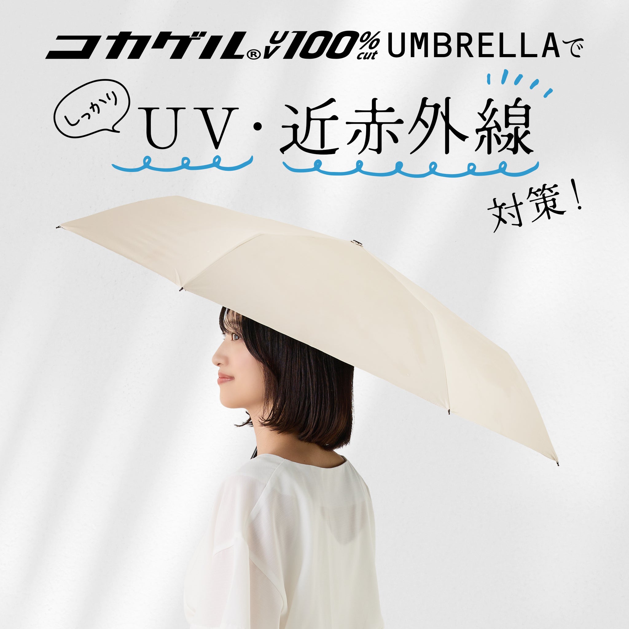【コカゲル®UV100%cut】晴雨兼用 折り畳み傘【公式】帽子専門店 ATRENA(アトレナ) オンラインストア