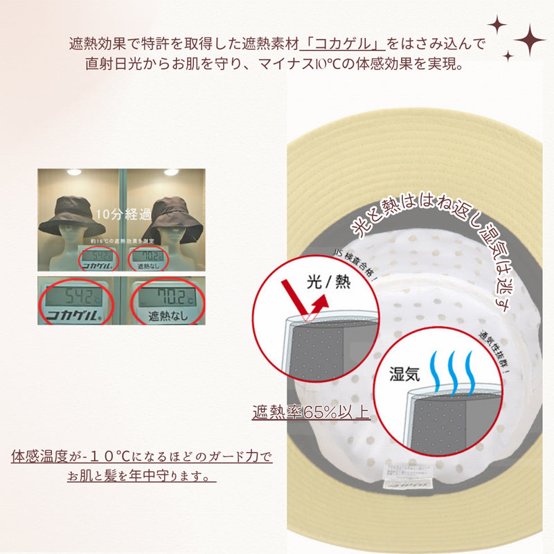 【cocagel/コカゲル】秋コカゲルツイルバケット 【公式】帽子専門店 ATRENA(アトレナ) オンラインストア