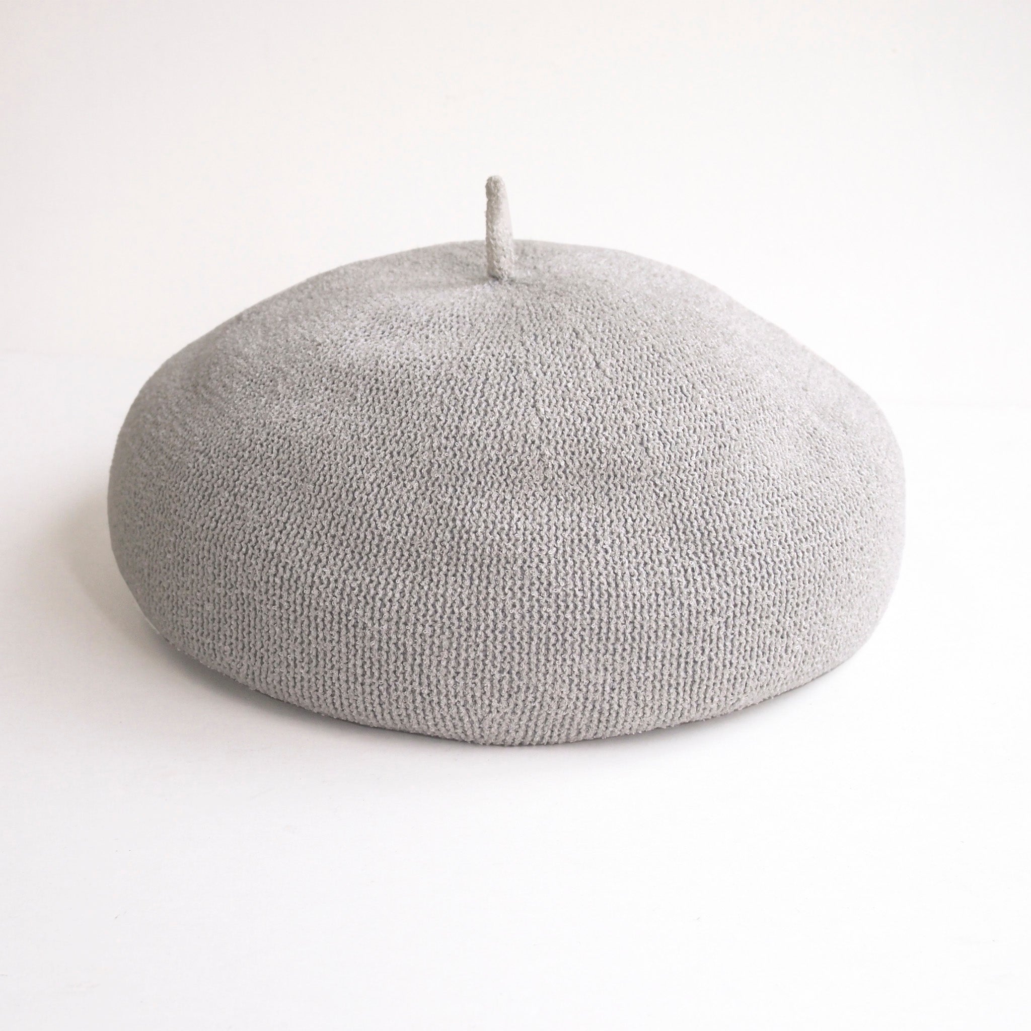 ぽこぽこベレー(シルバーグレー)