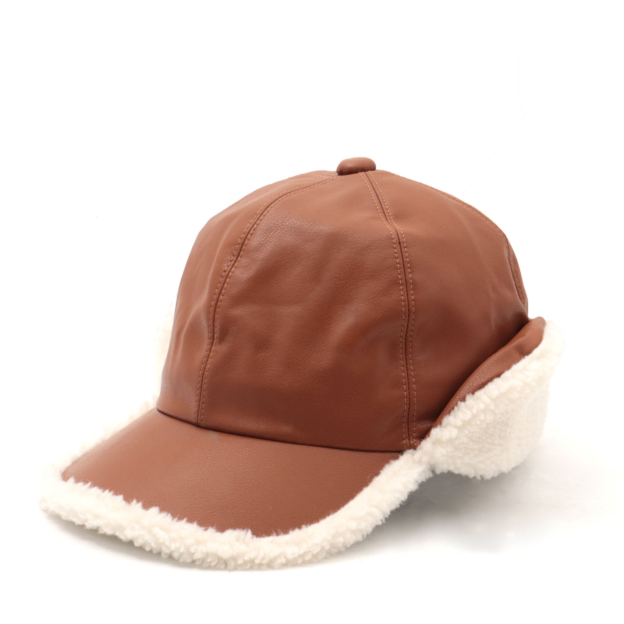 スムースレザーキャップ