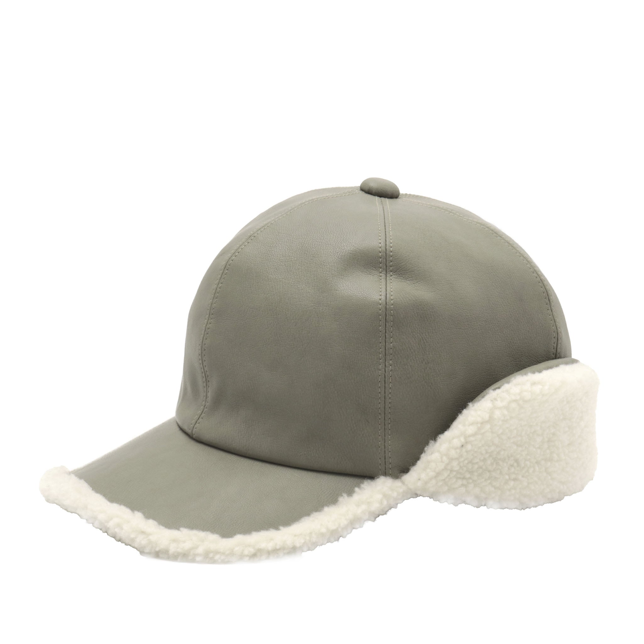 スムースレザーキャップ