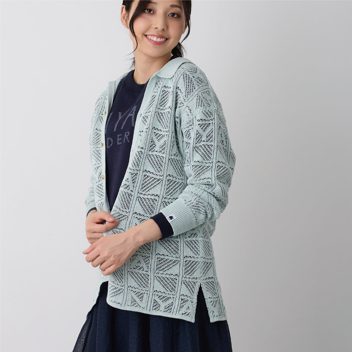 【NYANDER KNIT/ニャンダーニット】 NYA KNIT Shirts ニットシャツ