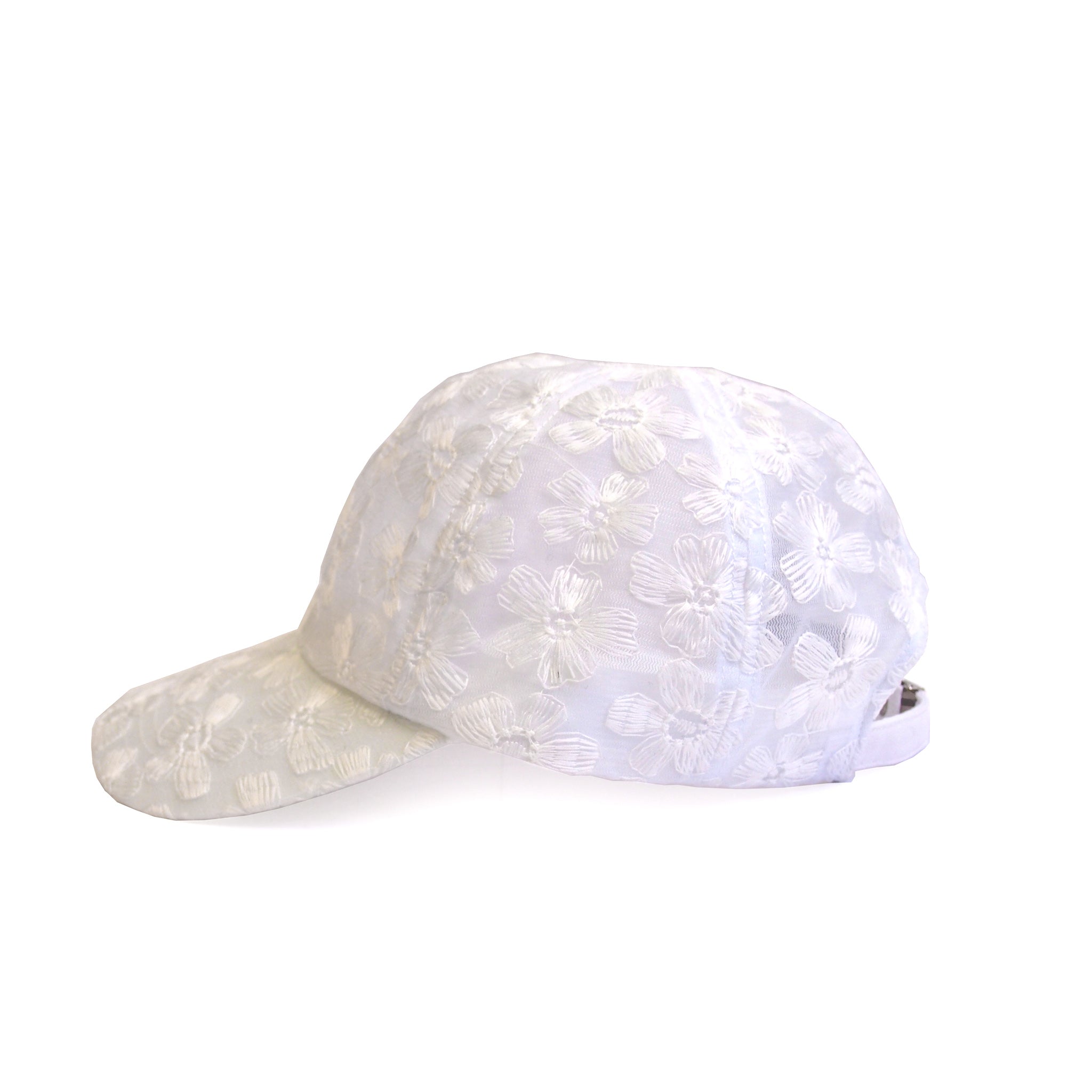 フラワーレースキャップ
