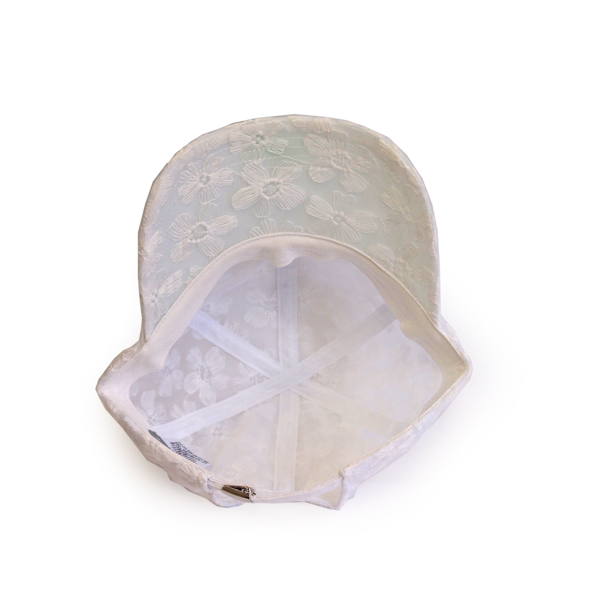 フラワーレースキャップ