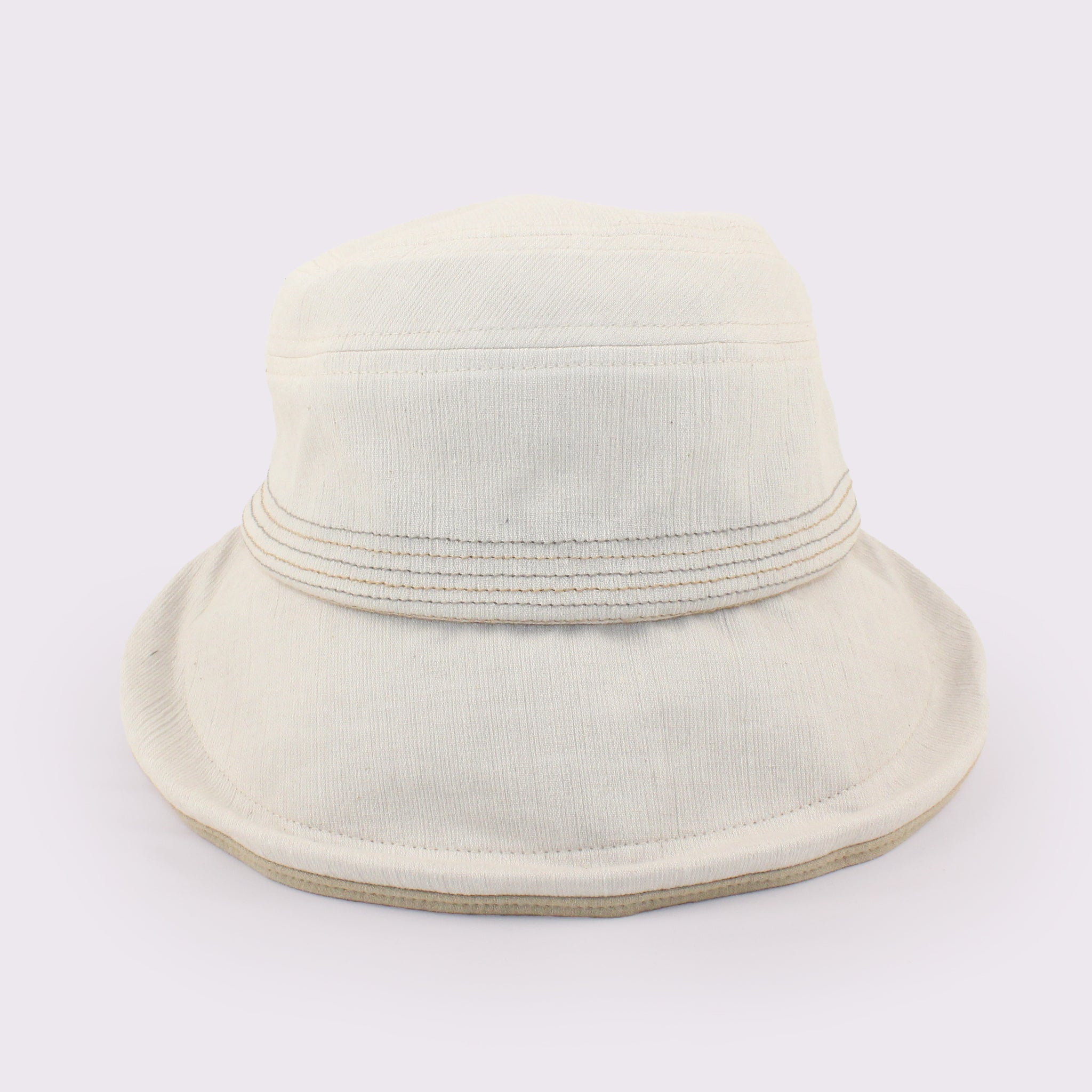 高島ちぢみ　丸天膨れつばセーラー