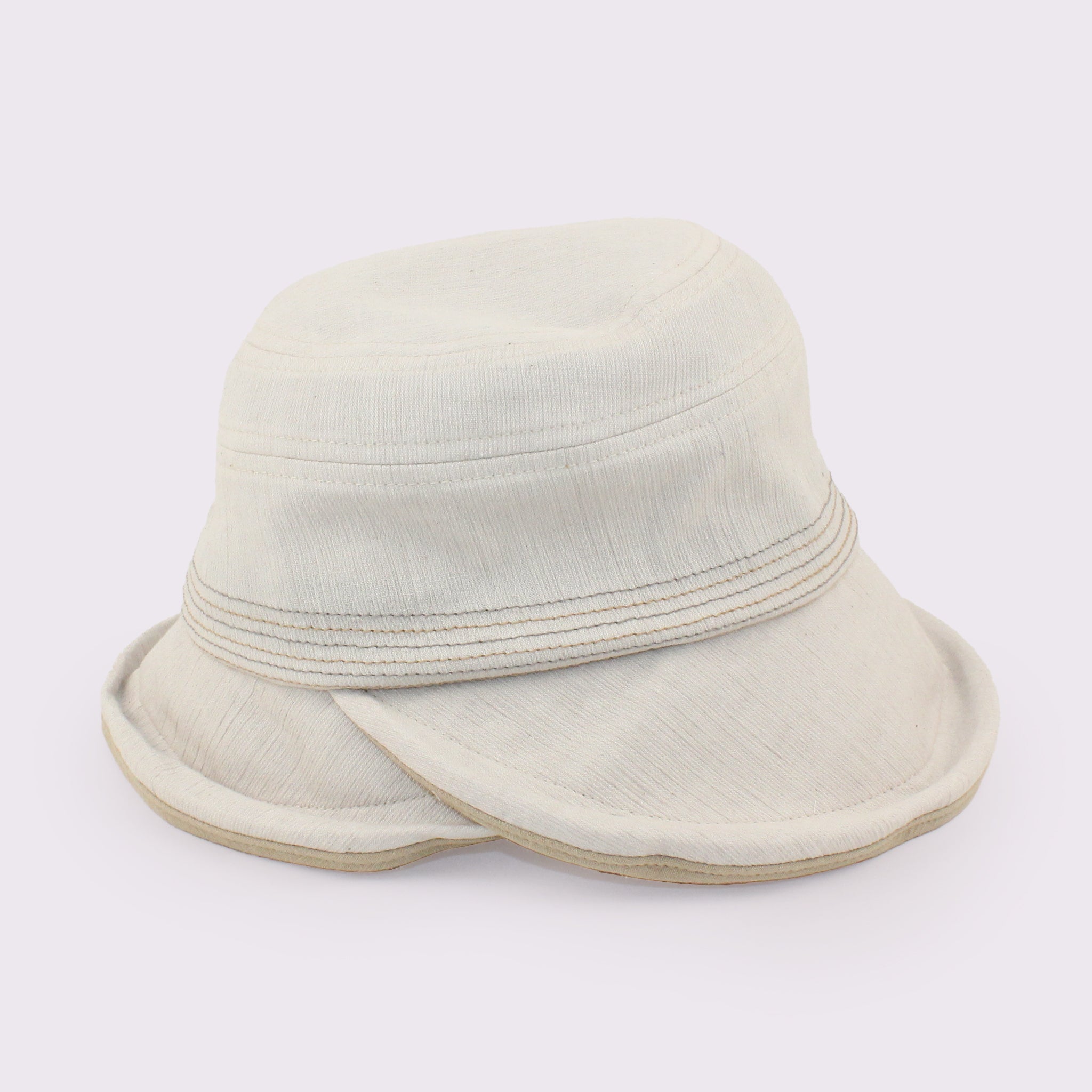 高島ちぢみ　丸天膨れつばセーラー