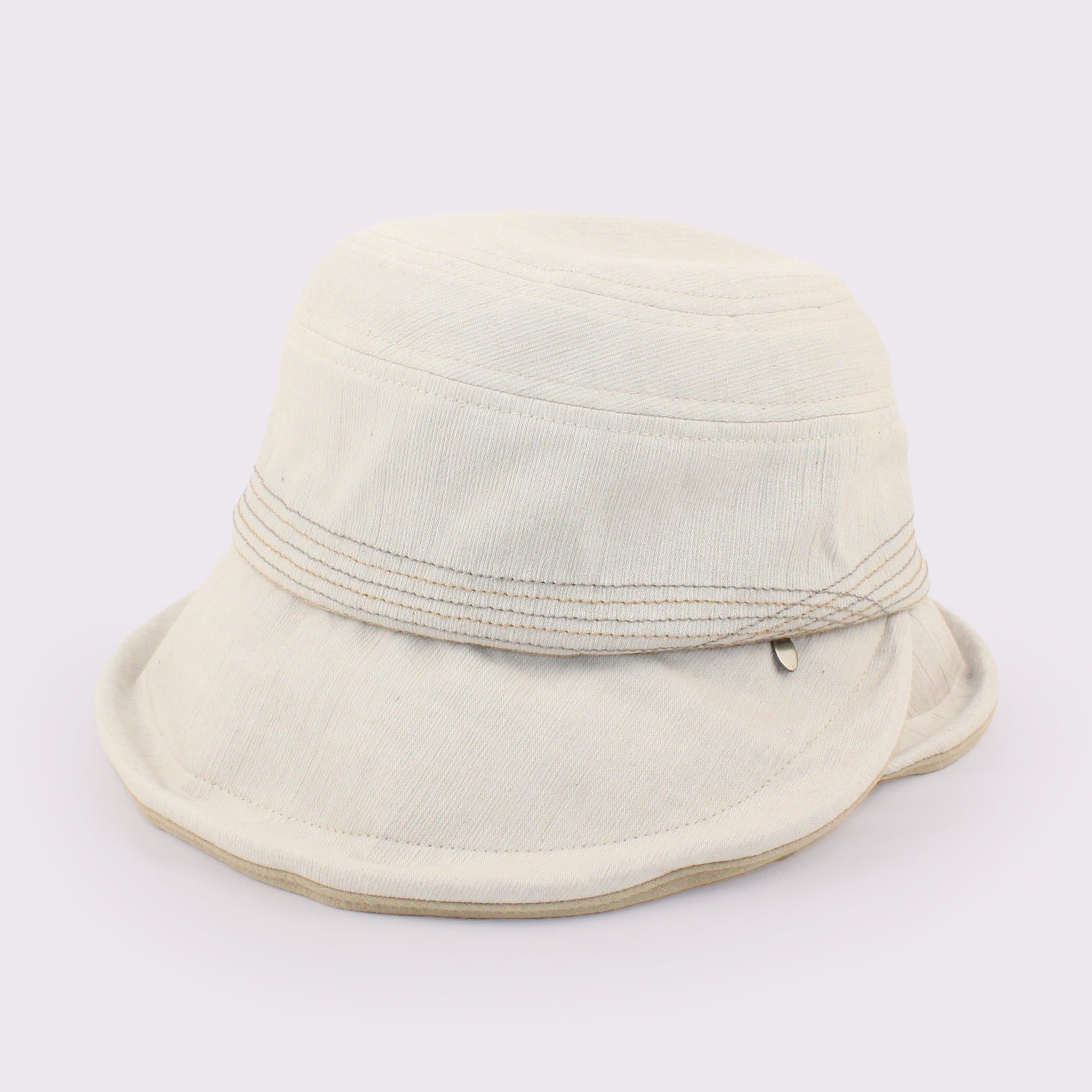 高島ちぢみ　丸天膨れつばセーラー