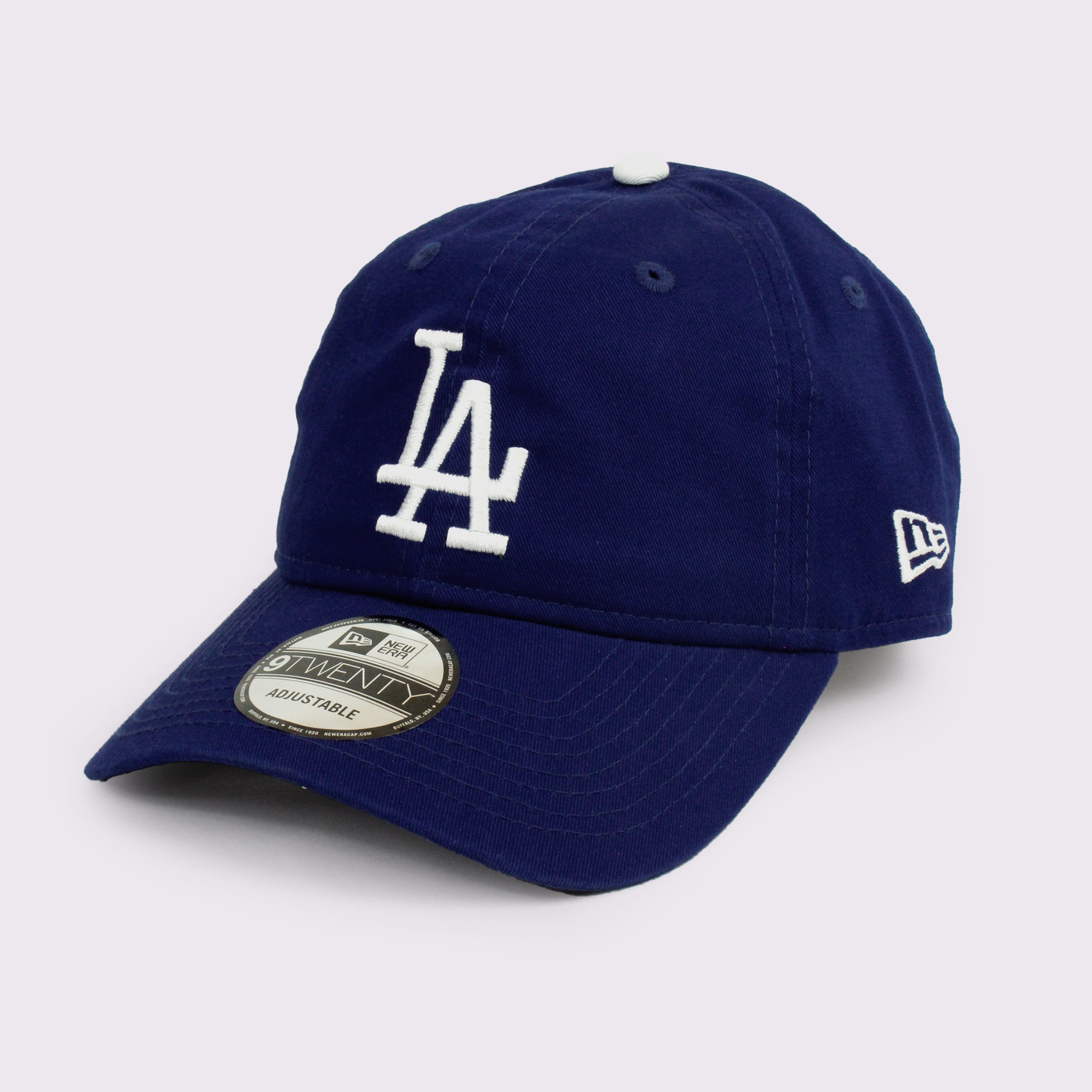 NEW ERA/ニューエラ　9TWENTY クロスストラップ ウォッシュドコットン ロサンゼルス・ドジャース ダークロイヤル × ホワイト