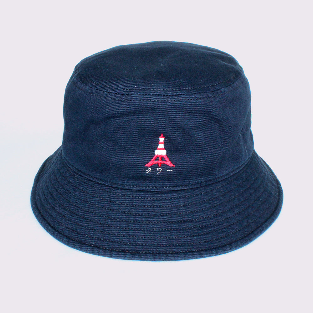 タワーHAT 刺繍バケットハット