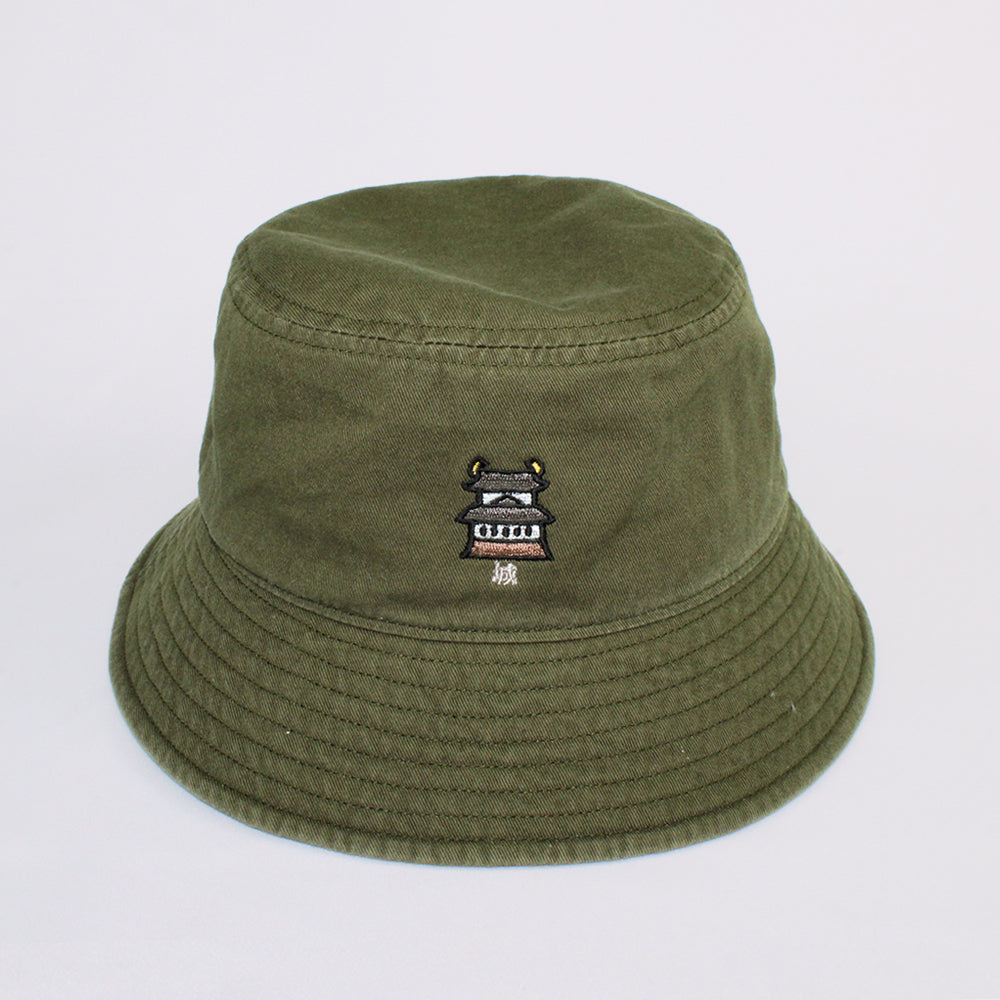 城HAT 刺繍バケットハット