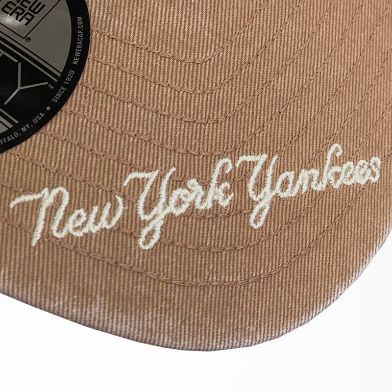 NEW ERA ニューエラ 9THIRTY MLB Visor Logo ニューヨーク・ヤンキース ブラウン カーキバイザー14109763 |【公式】帽子専門店 ATRENA（アトレナ） オンラインストア