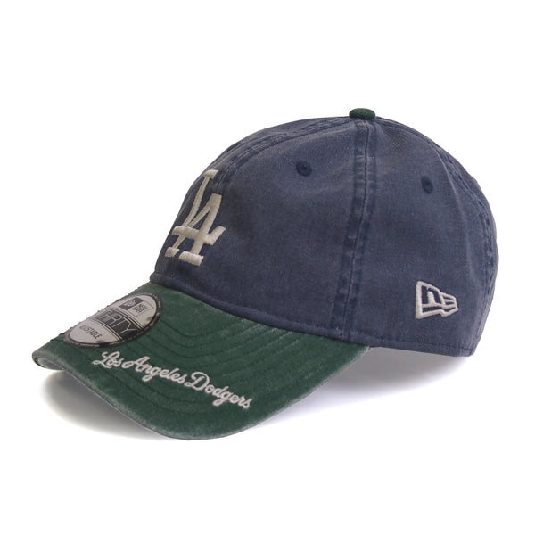 NEW ERA ニューエラ 9THIRTY MLB Visor Logo ロサンゼルス・ドジャース ダークブルー ダークグリーンバイザー14109771 |【公式】帽子専門店 ATRENA（アトレナ） オンラインストア