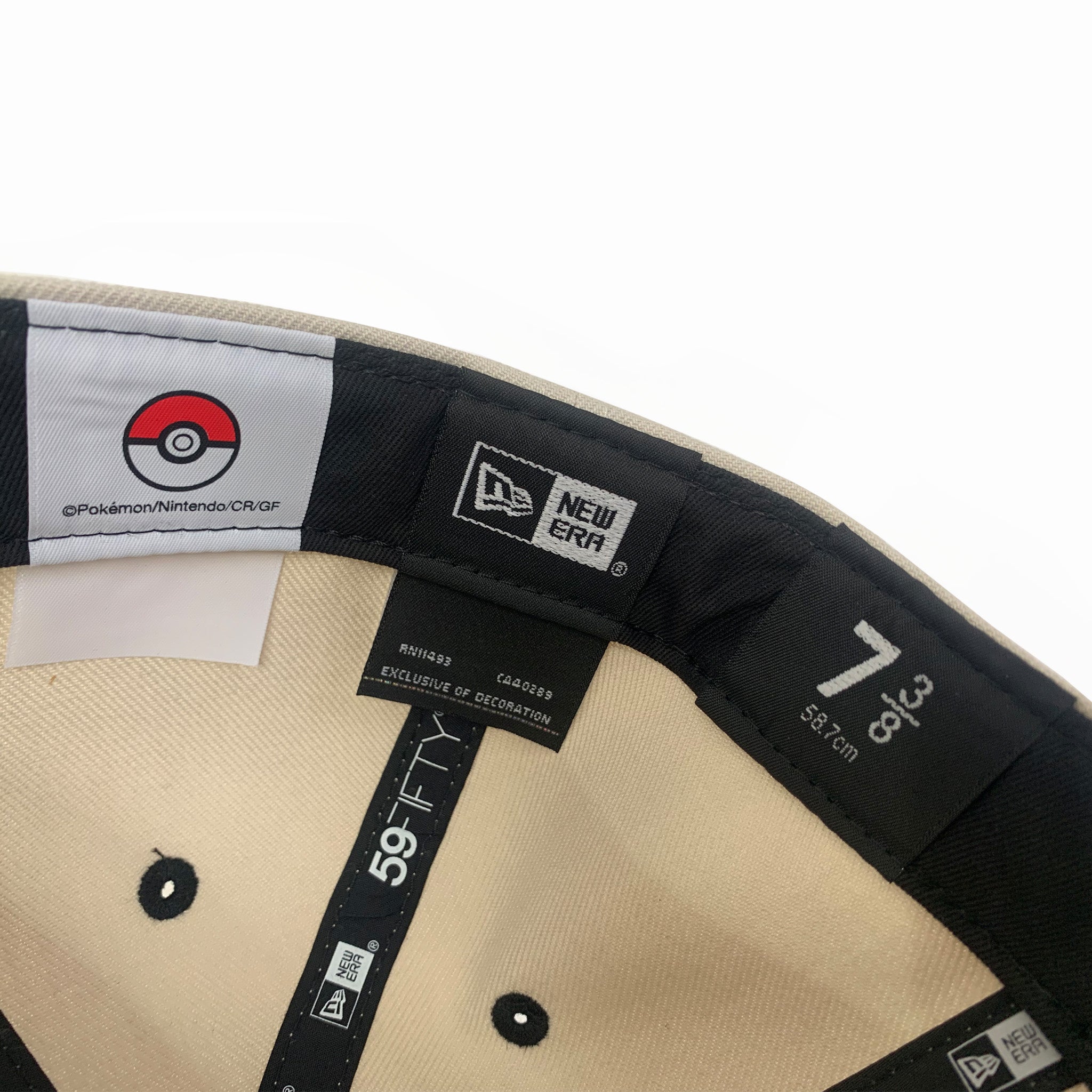 NEW ERA ニューエラ  59FIFTY Pokémon ポケモン ピカチュウ ボックスロゴ ストーン ブラックバイザー 14124364  7 3/8 |【公式】帽子専門店 ATRENA（アトレナ） オンラインストア