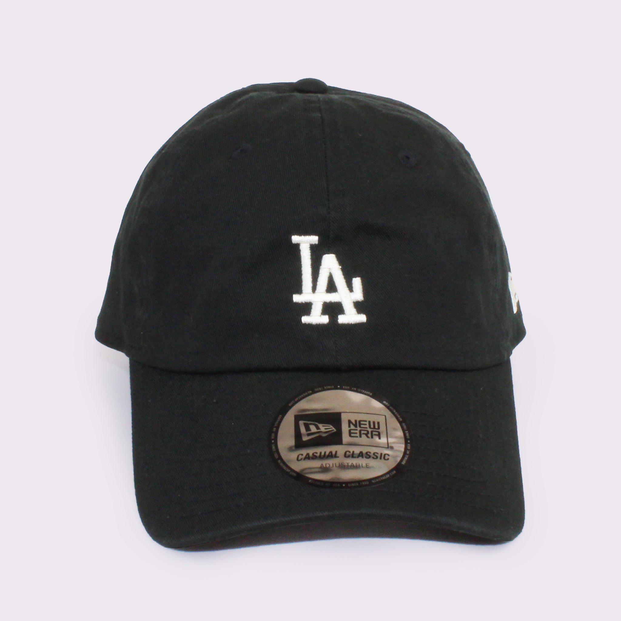 NEW ERA カジュアルクラシック MLB Casual Classic ロサンゼルス・ドジャース ミッドロゴ ブラック |【公式】帽子専門店 ATRENA（アトレナ） オンラインストア