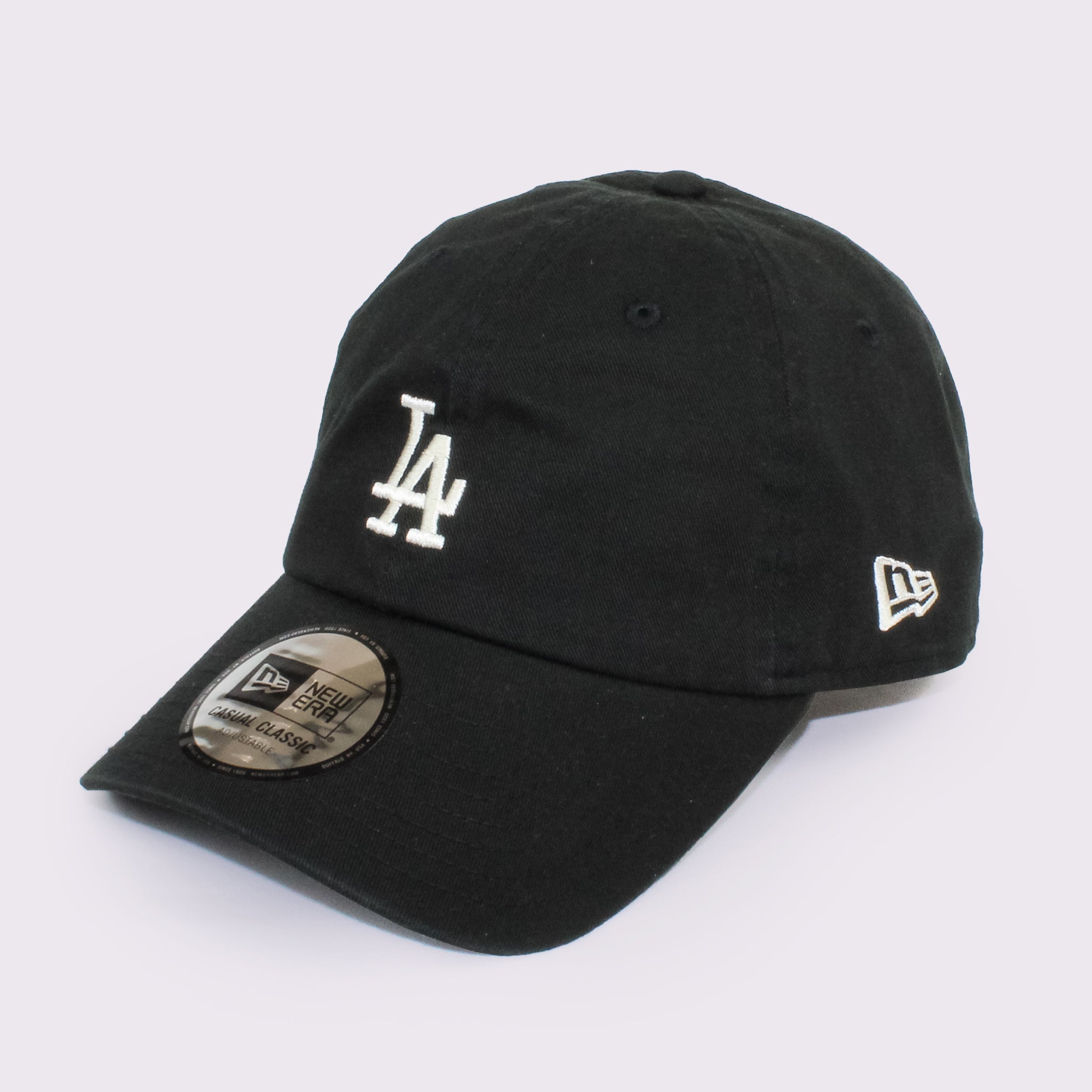 NEW ERA カジュアルクラシック MLB Casual Classic ロサンゼルス・ドジャース ミッドロゴ ブラック |【公式】帽子専門店 ATRENA（アトレナ） オンラインストア