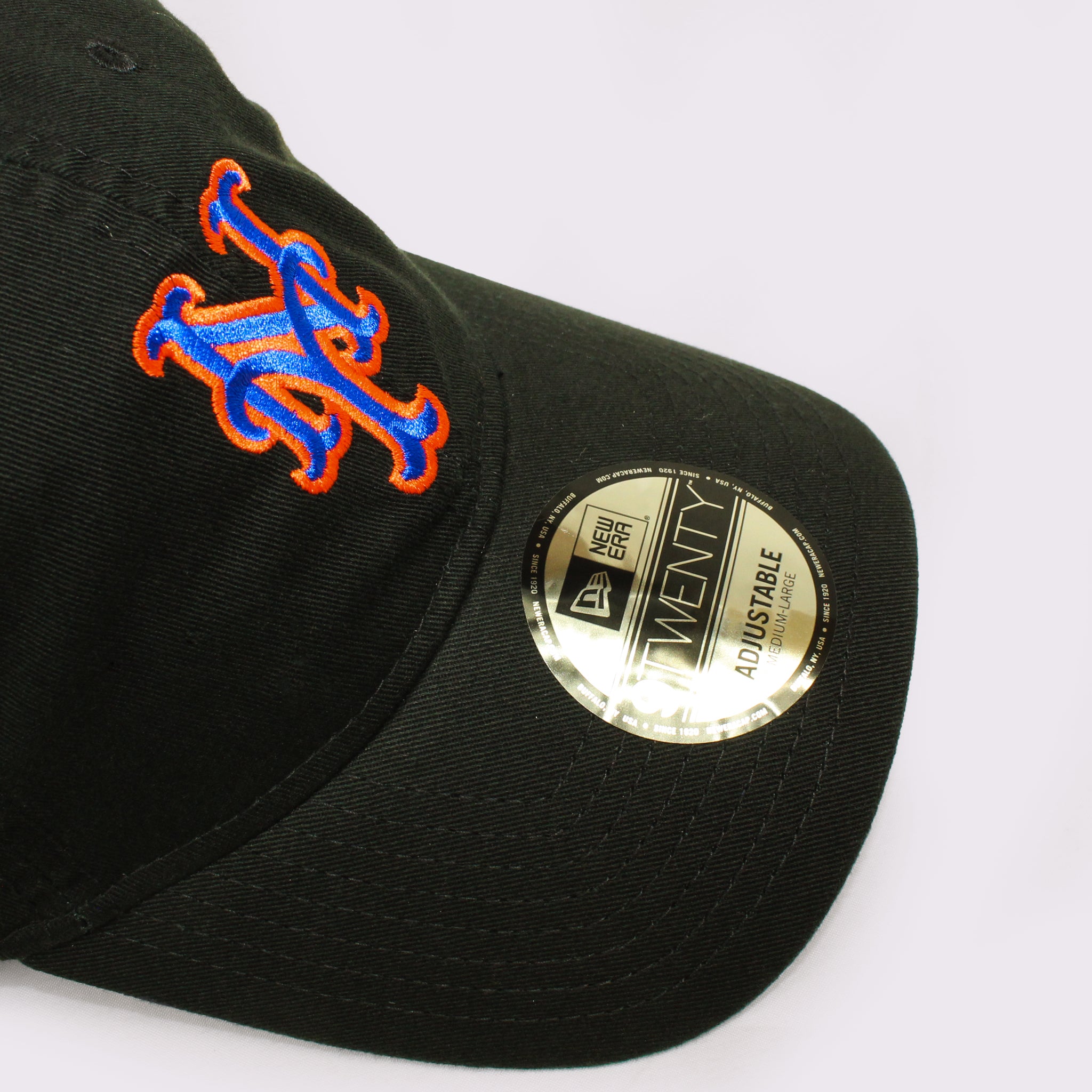 NEW ERA 9TWENTY MLB Side Patch ニューヨーク・メッツ ブラック M/L
