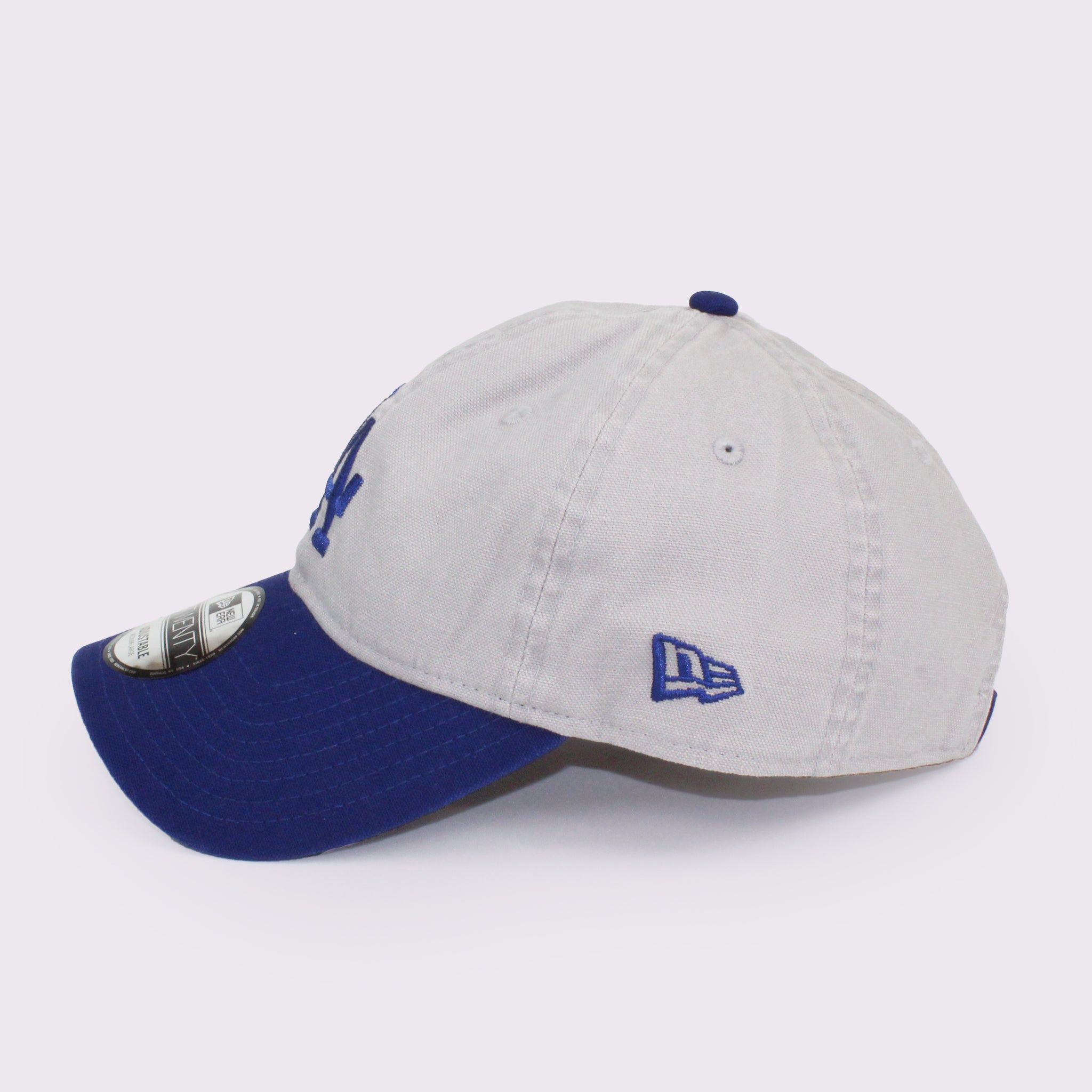 NEW ERA 9TWENTY Washed Duck ロサンゼルス・ドジャース グレー ダークロイヤルバイザー |【公式】帽子専門店 ATRENA（アトレナ） オンラインストア