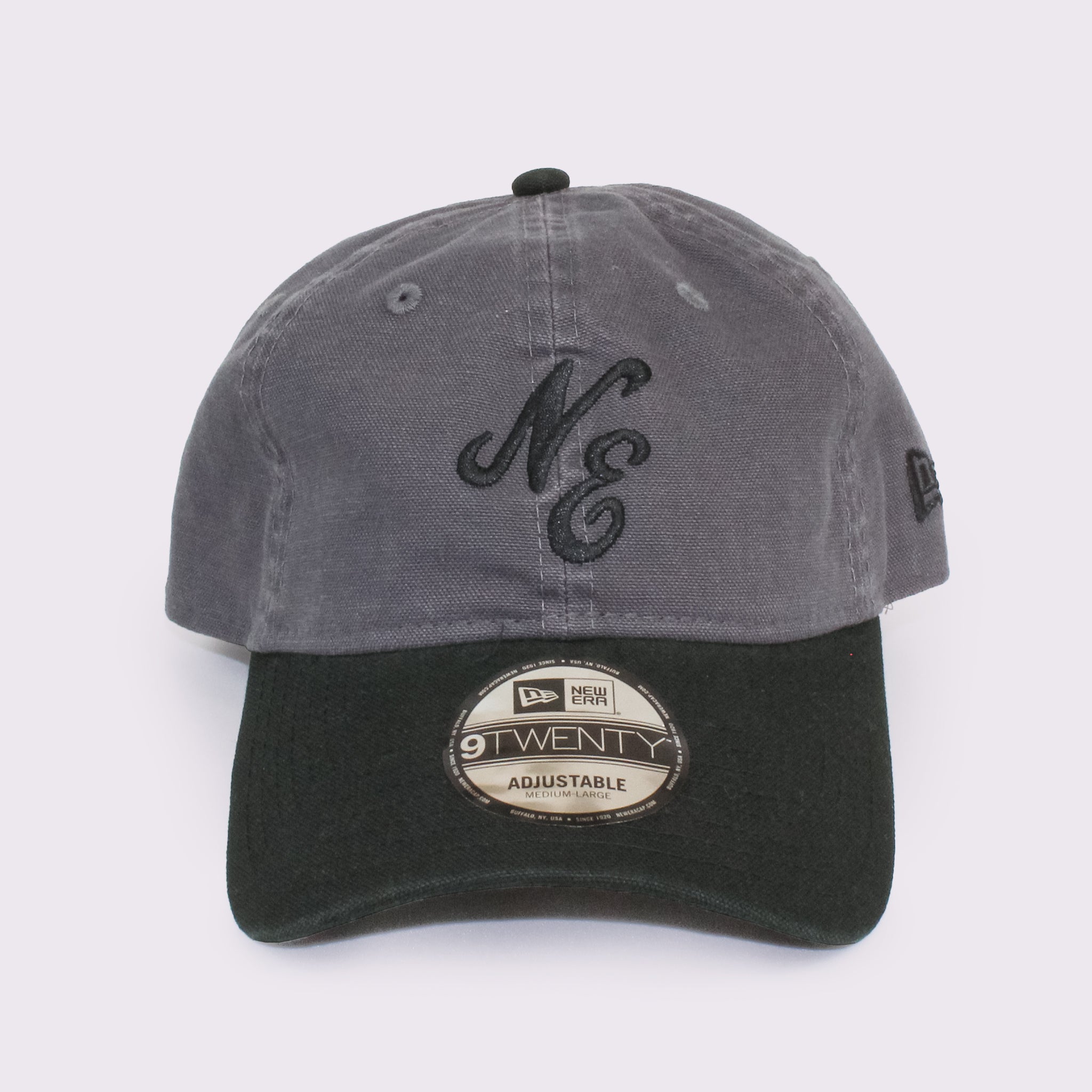 NEW ERA 9TWENTY Washed Duck ダークグラファイト ブラックバイザー |【公式】帽子専門店 ATRENA（アトレナ） オンラインストア