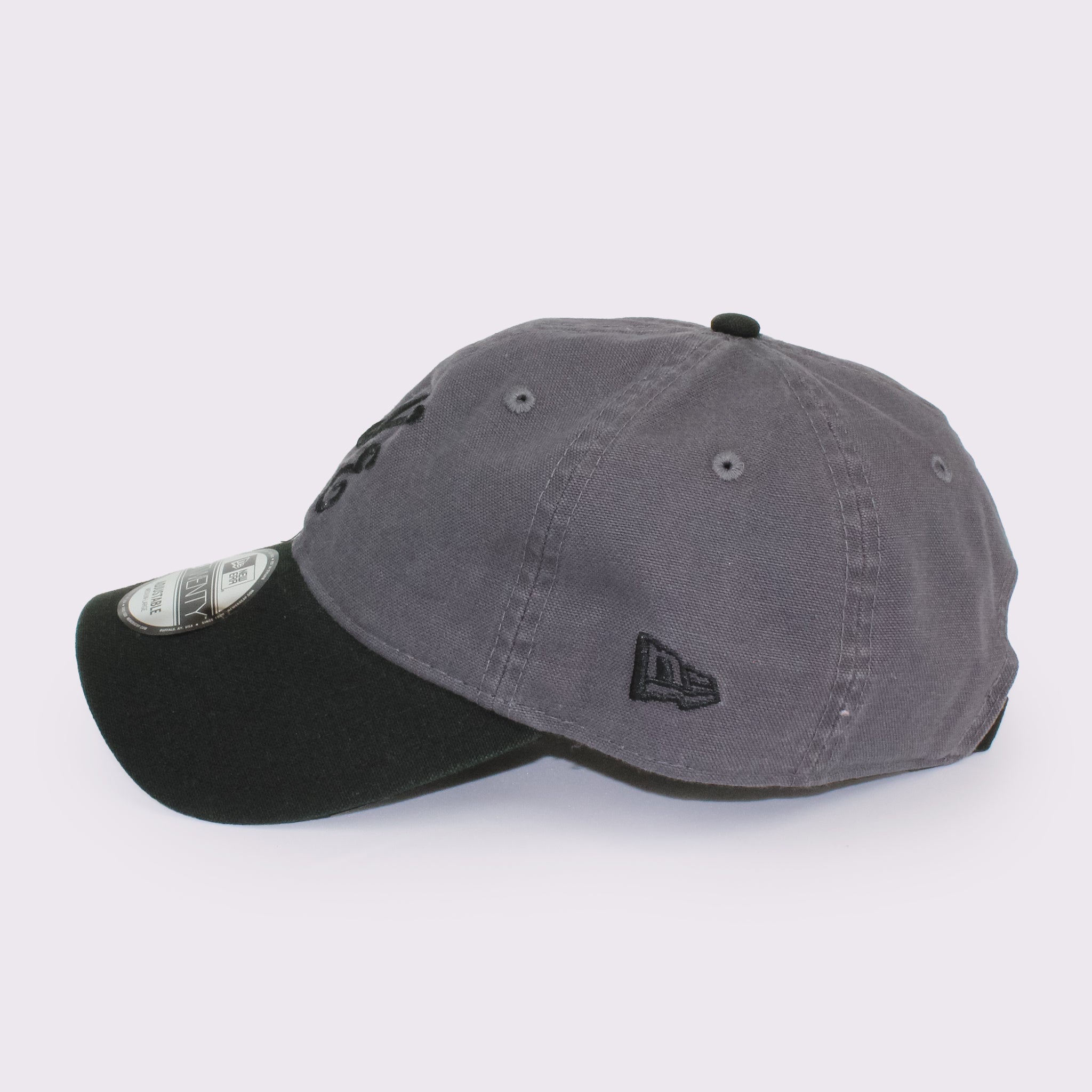 NEW ERA 9TWENTY Washed Duck ダークグラファイト ブラックバイザー |【公式】帽子専門店 ATRENA（アトレナ） オンラインストア