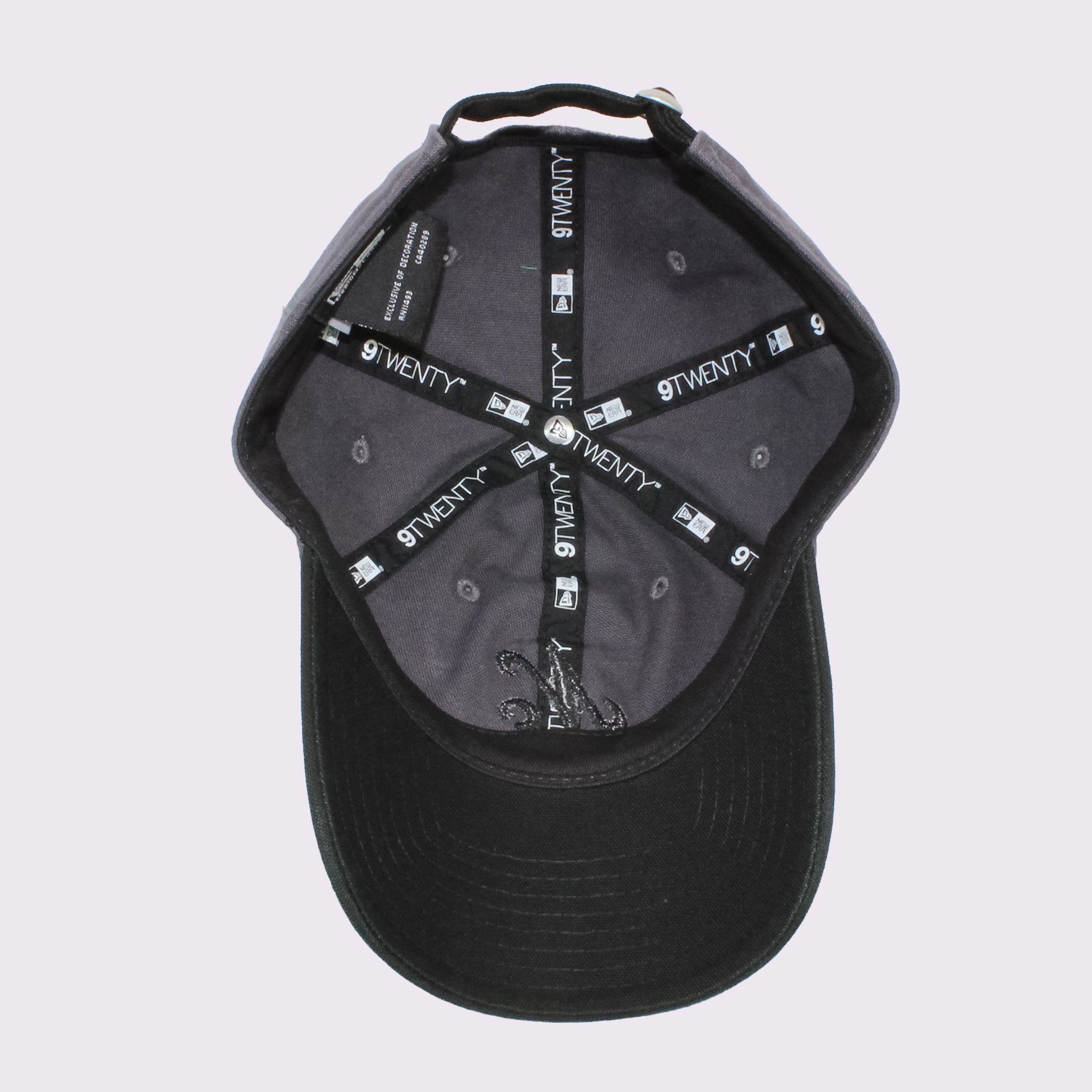 NEW ERA 9TWENTY Washed Duck ダークグラファイト ブラックバイザー |【公式】帽子専門店 ATRENA（アトレナ） オンラインストア