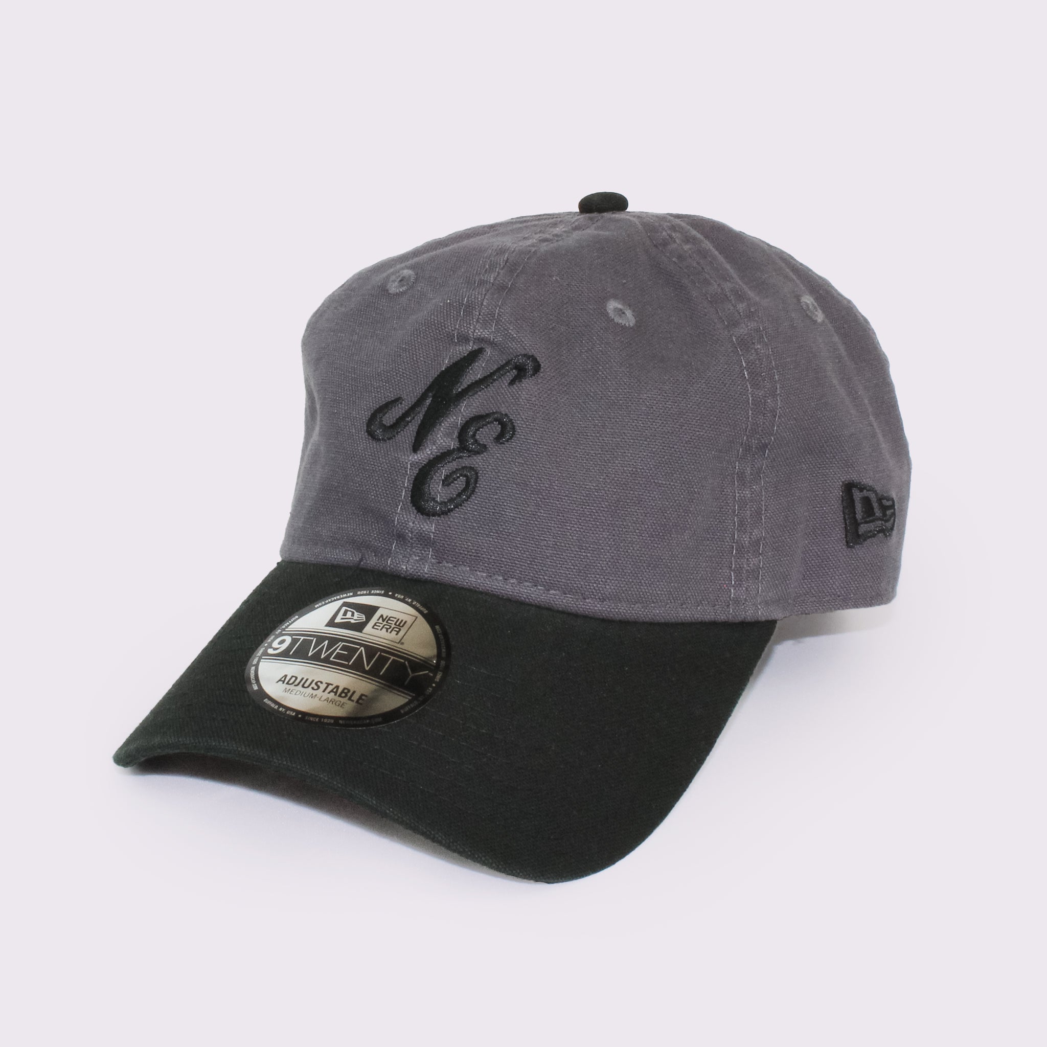 NEW ERA 9TWENTY Washed Duck ダークグラファイト ブラックバイザー |【公式】帽子専門店 ATRENA（アトレナ） オンラインストア
