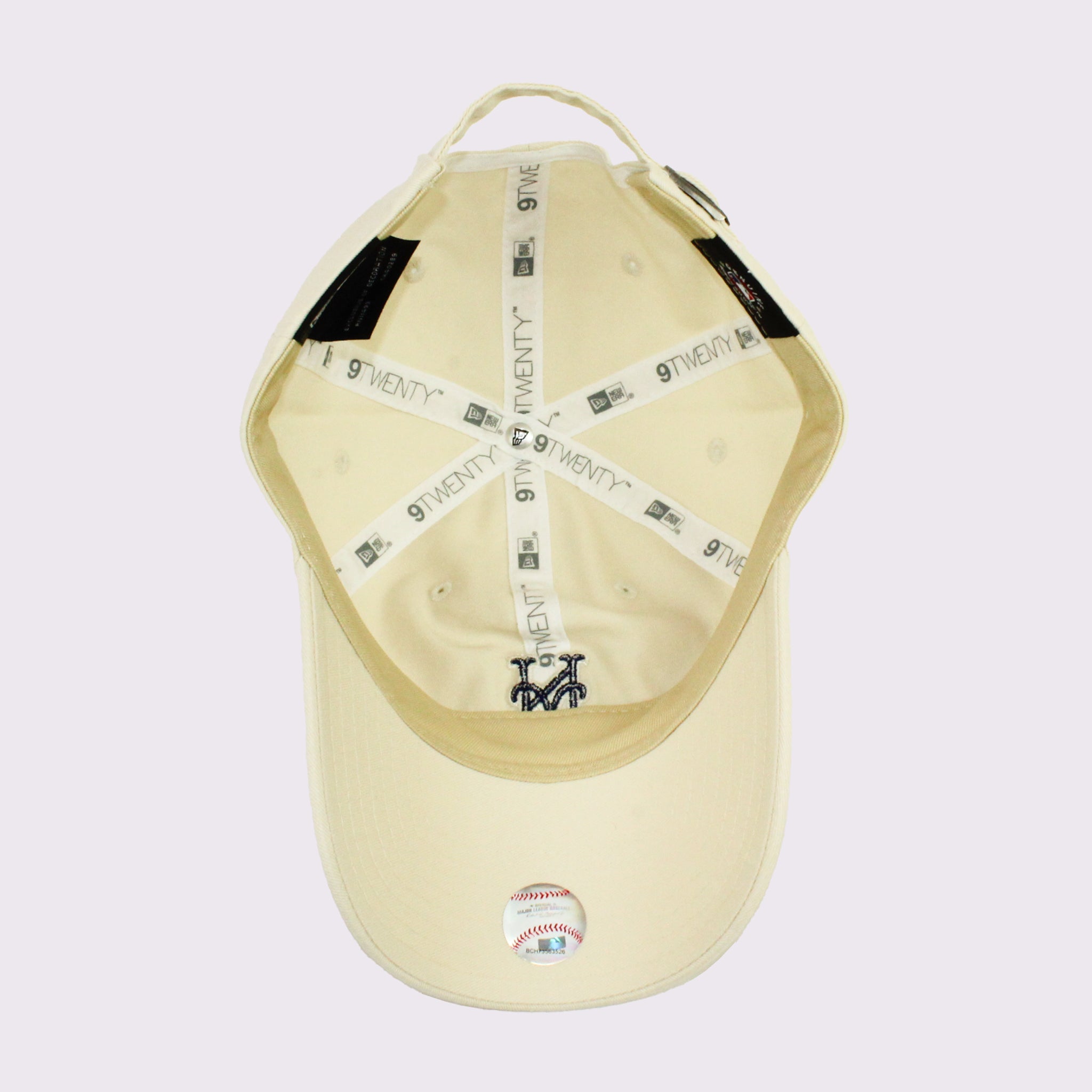 NEW ERA 9TWENTY Khaki Sweat Band ニューヨーク・メッツ ライトクリーム カーキスウェットバンド |【公式】帽子専門店 ATRENA（アトレナ） オンラインストア