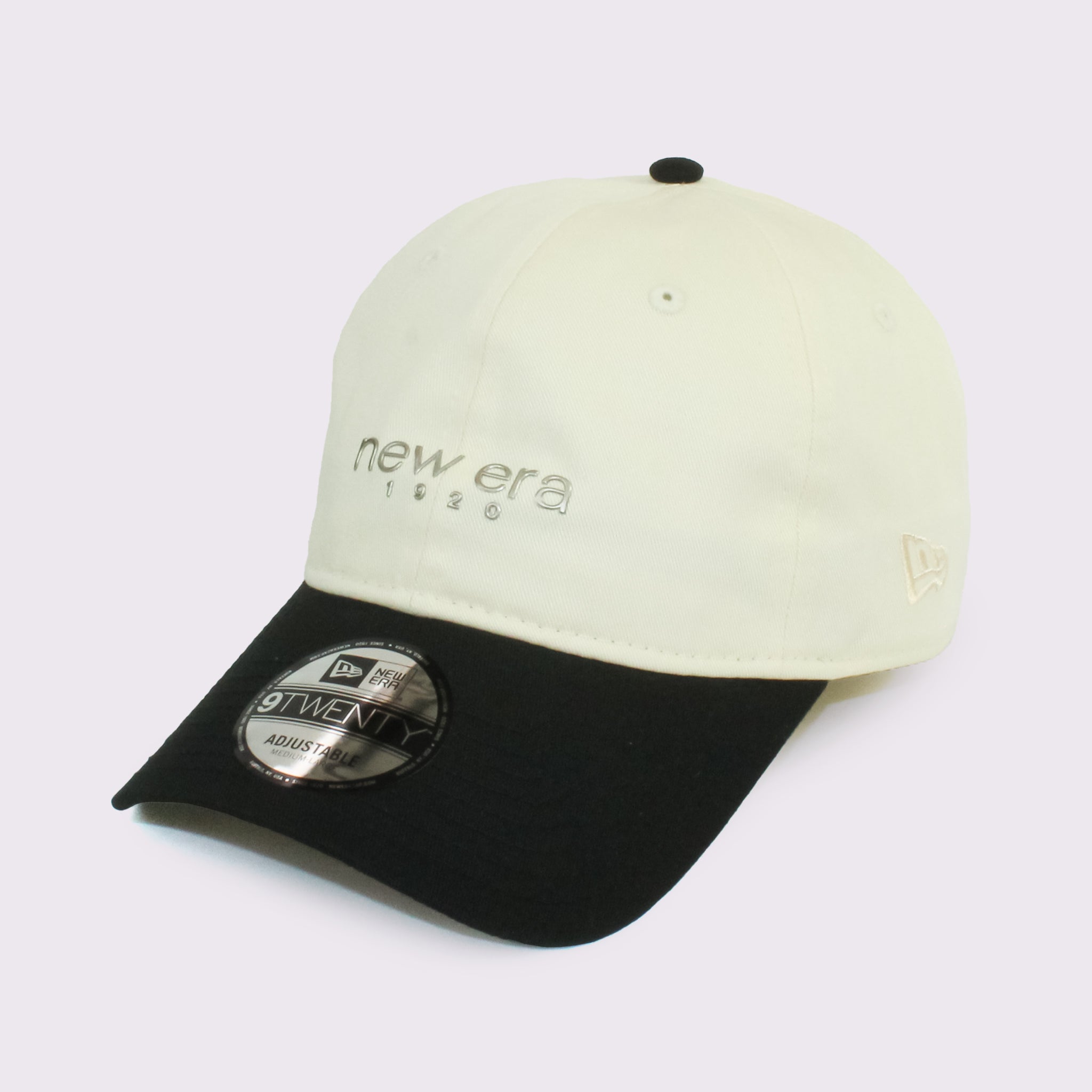 NEW ERA 9TWENTY 2-Tone TPUロゴ ライトクリーム ブラック