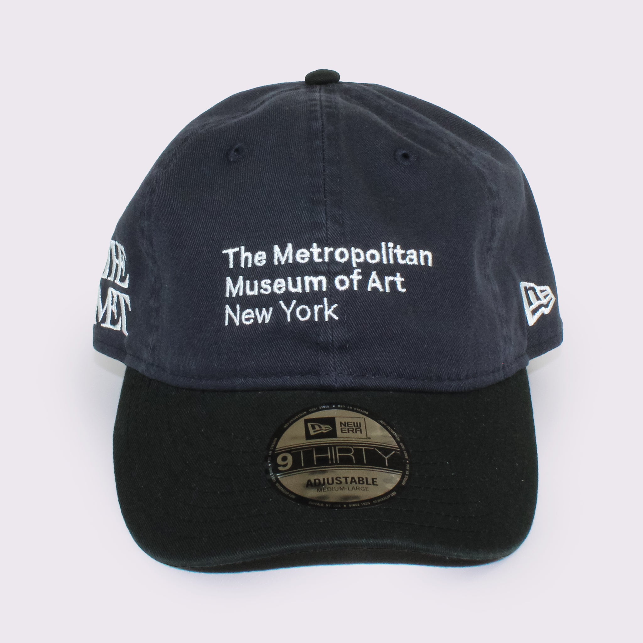 NEW ERA 9THIRTY The Met レザーストラップ ネイビー ブラックバイザー |【公式】帽子専門店 ATRENA（アトレナ） オンラインストア