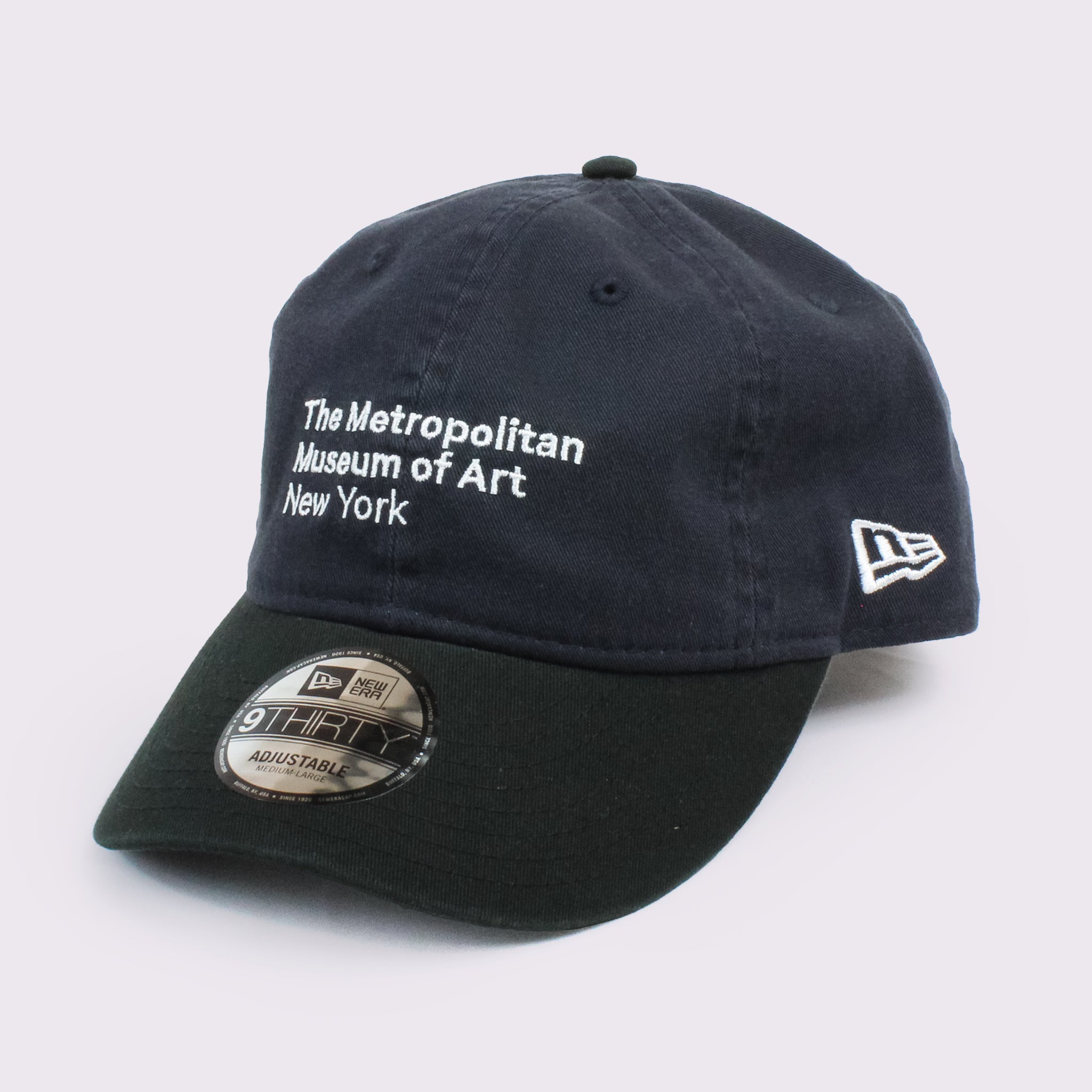 NEW ERA 9THIRTY The Met レザーストラップ ネイビー ブラックバイザー |【公式】帽子専門店 ATRENA（アトレナ） オンラインストア