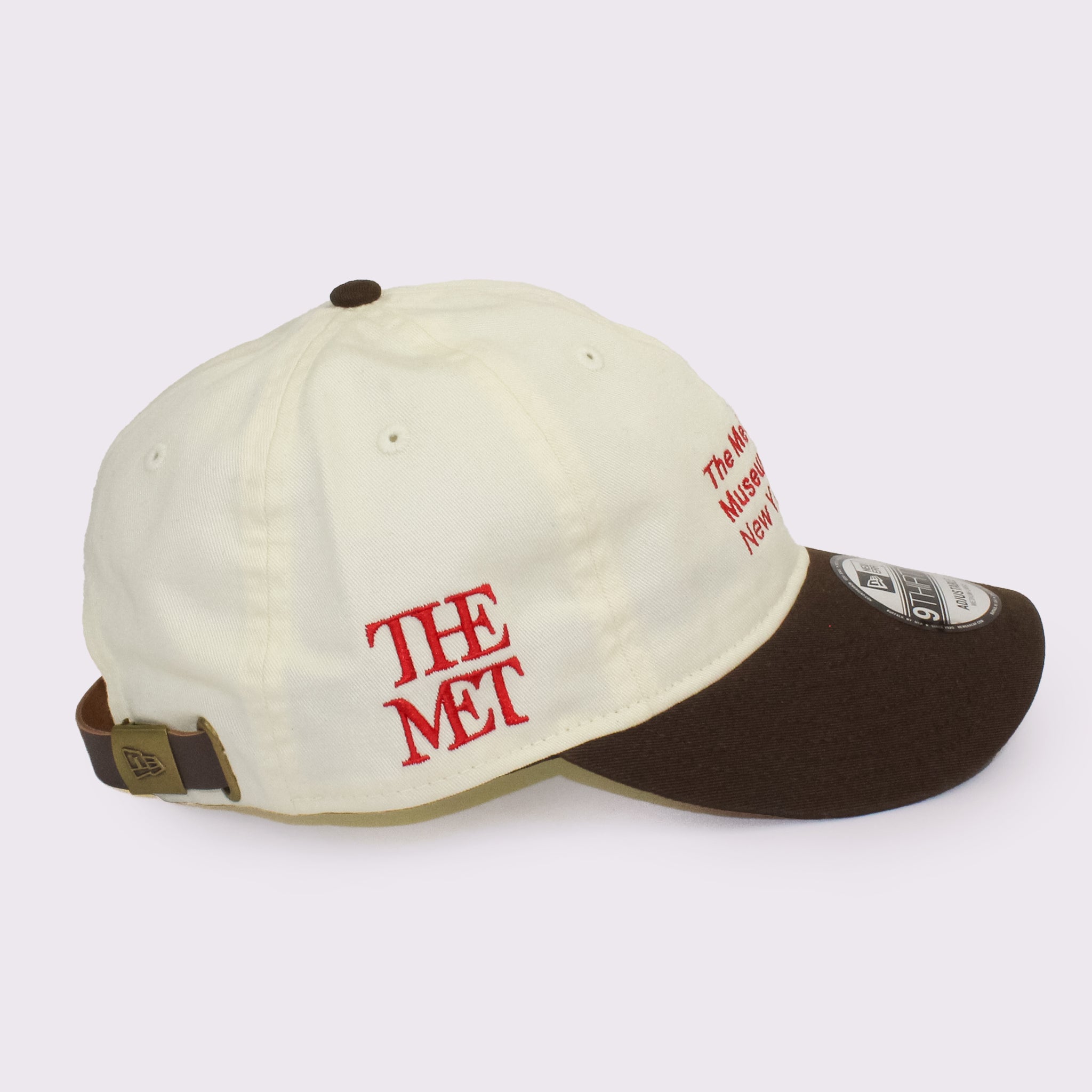 NEW ERA 9THIRTY The Met レザーストラップ クローム ウォルナットバイザー |【公式】帽子専門店 ATRENA（アトレナ） オンラインストア