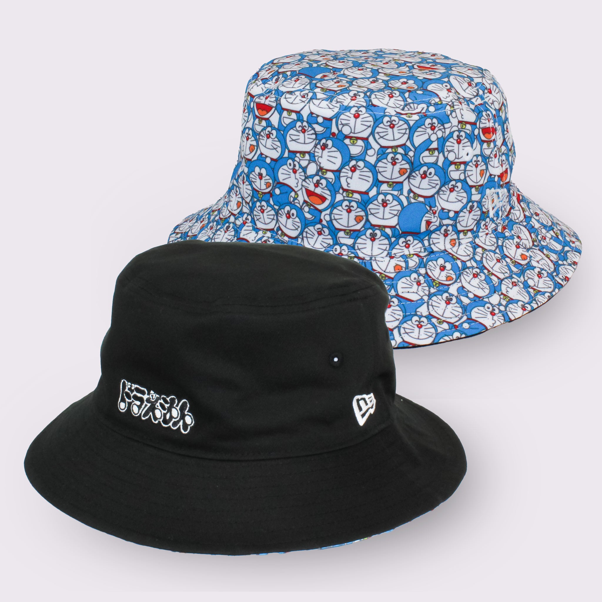 NEW ERA バケット01 リバーシブル ドラえもん モノグラム ブラック / マルチカラー |【公式】帽子専門店 ATRENA（アトレナ） オンラインストア