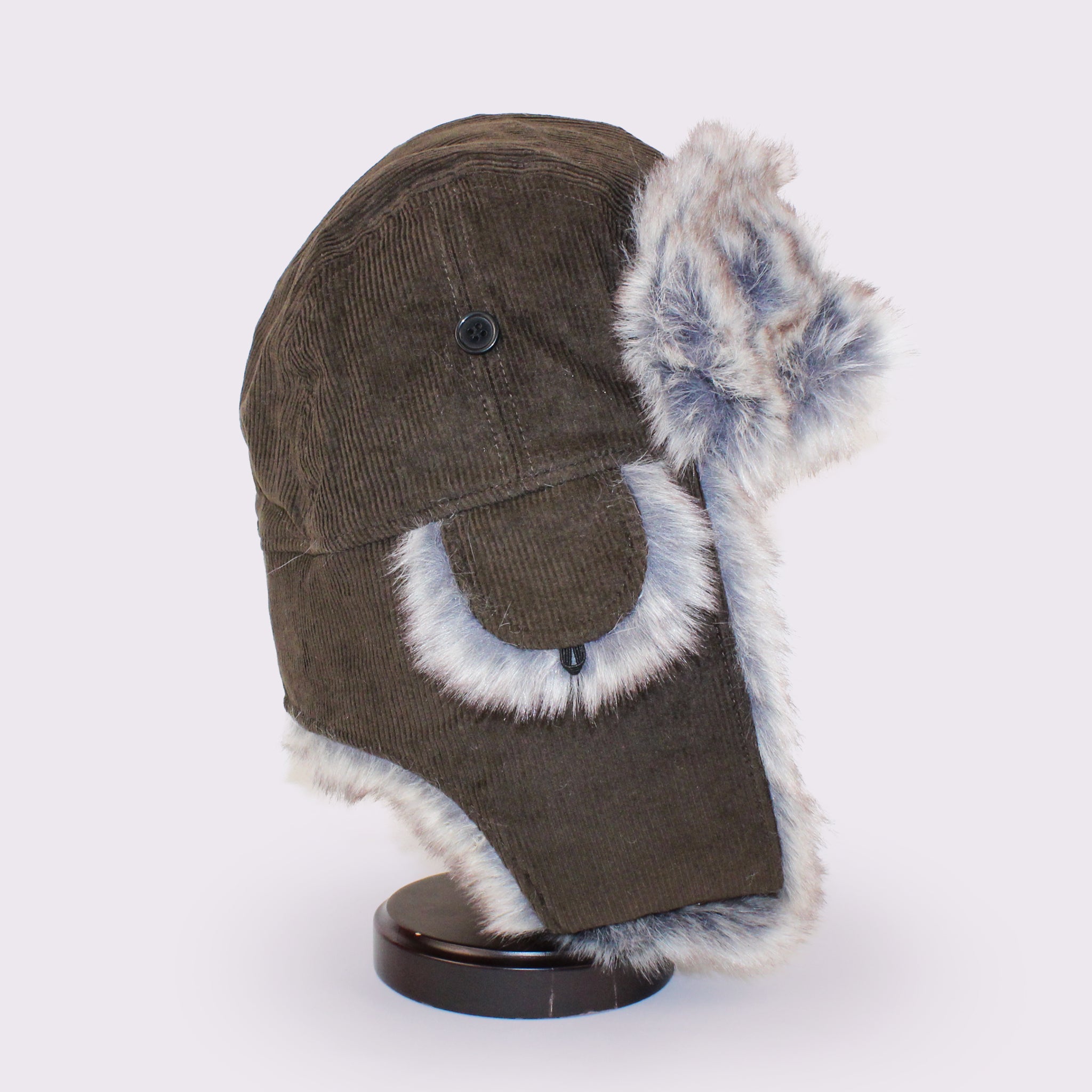 NEW ERA　トラッパー コーデュロイ ロサンゼルス・ドジャース ウォルナット