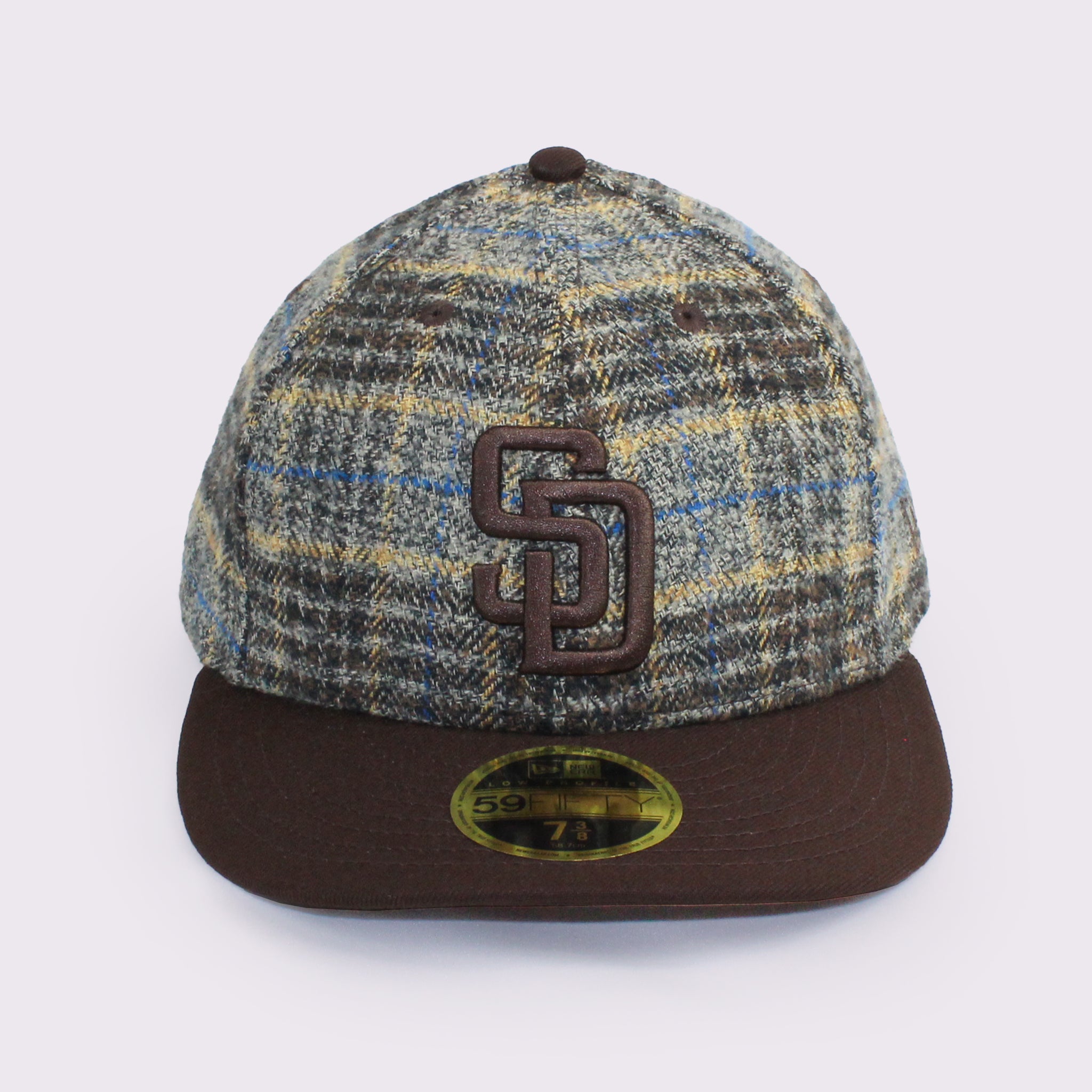NEW ERA LP 59FIFTY MLB Plaid Flannel フランネル チェック サンディエゴ･パドレス ブラウン バーンウッド