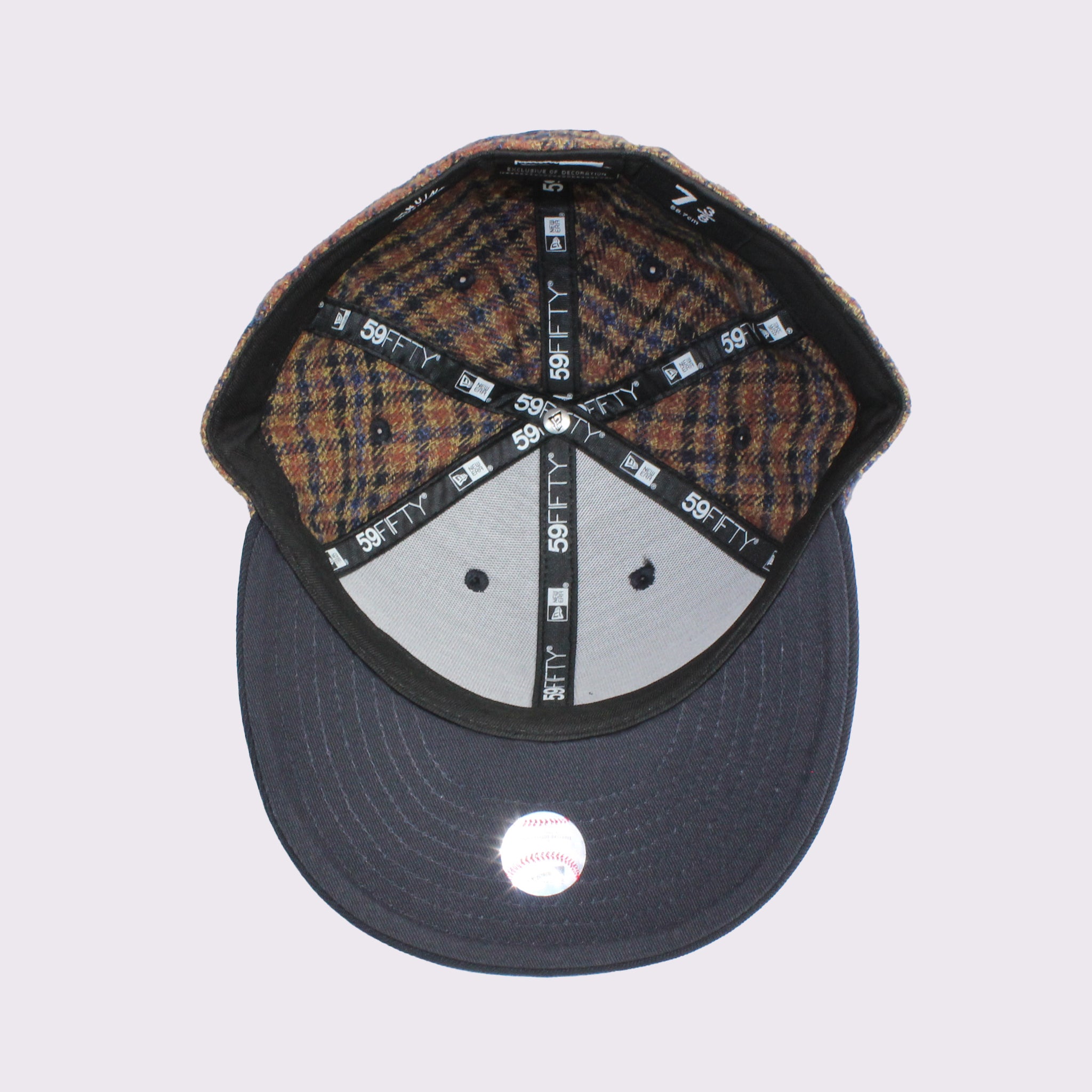 NEW ERA LP 59FIFTY MLB Plaid Flannel フランネル チェック ニューヨーク・ヤンキース ブラウン ネイビー