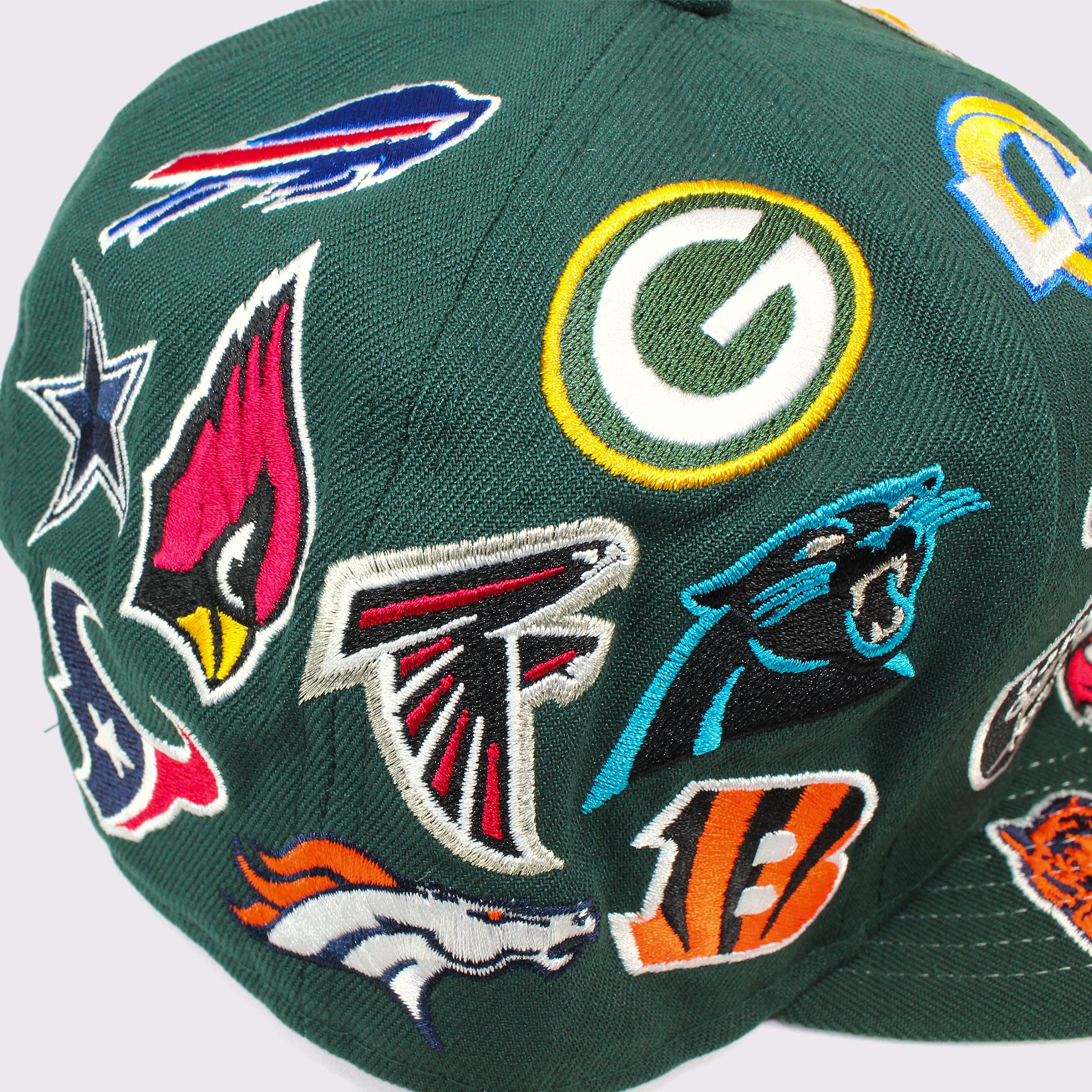 NEW ERA 9FIFTY Team Logo Allover NFL ダークグリーン M/L