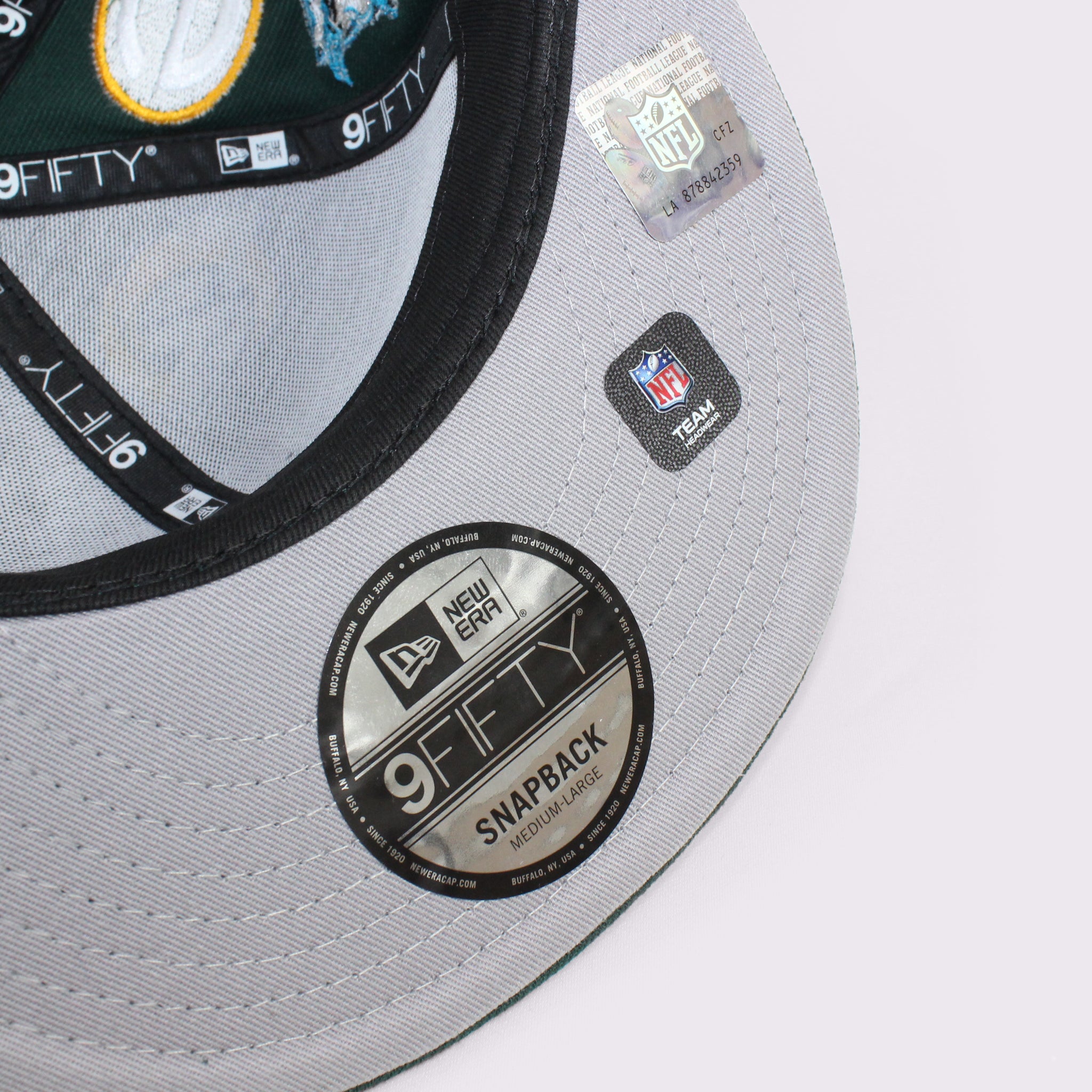 NEW ERA 9FIFTY Team Logo Allover NFL ダークグリーン M/L