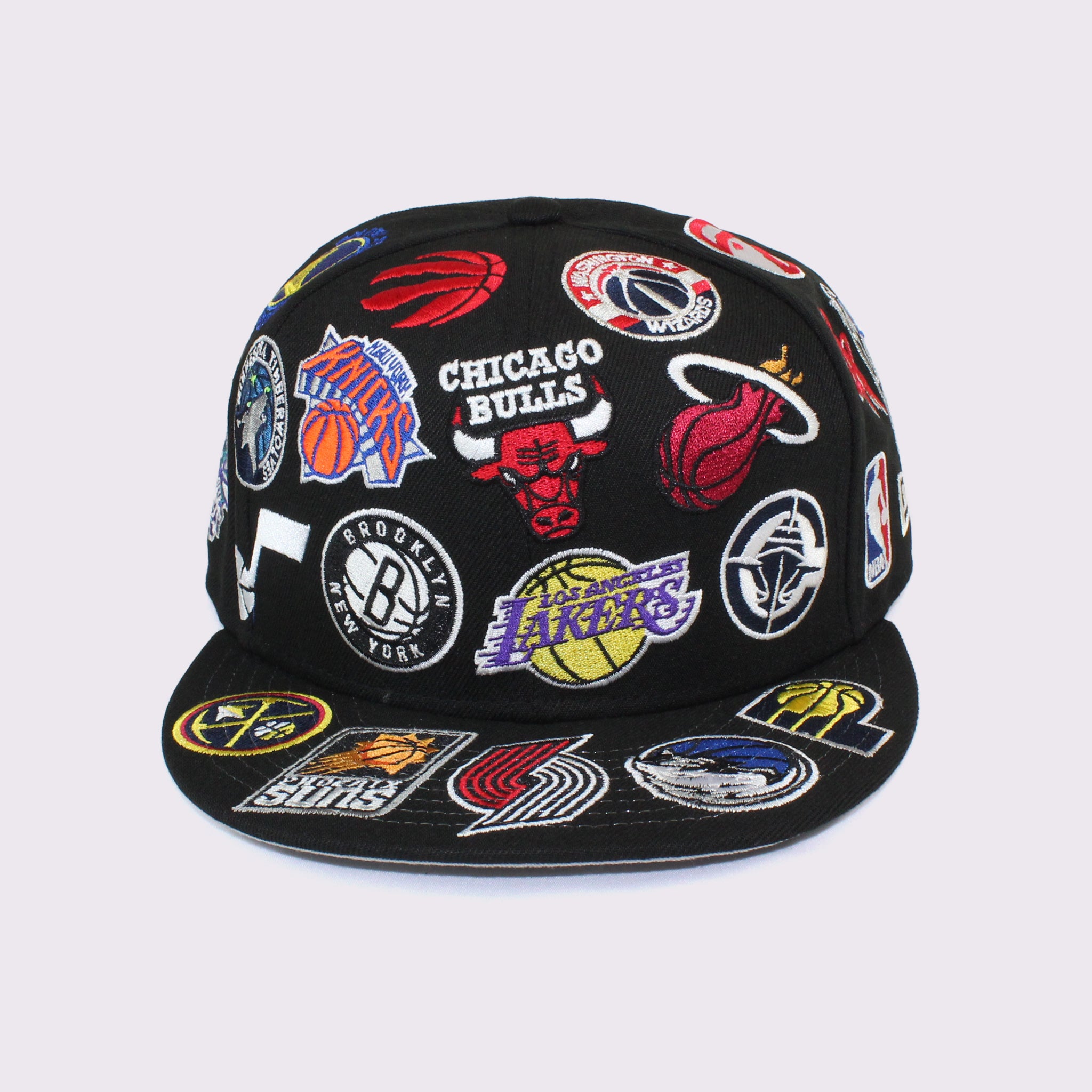 NEW ERA 9FIFTY Team Logo Allover NBA ブラック M/L