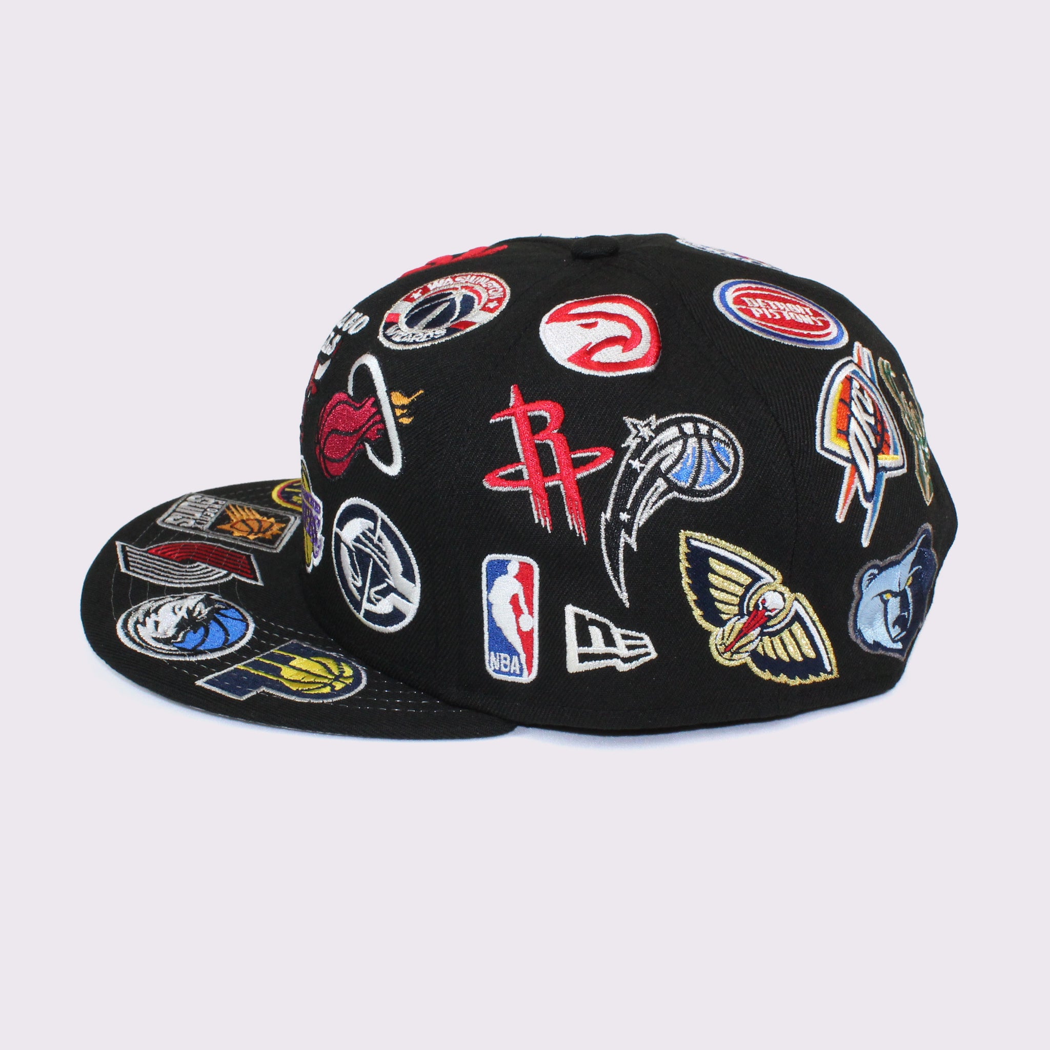 NEW ERA 9FIFTY Team Logo Allover NBA ブラック M/L